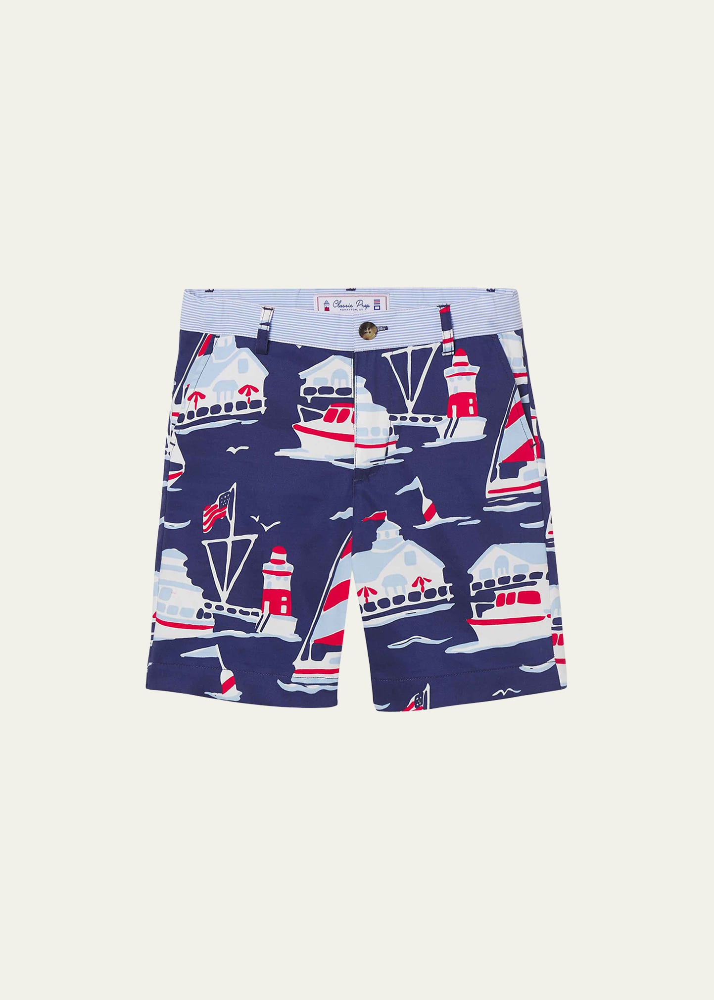 Boy's Hudson Shorts - Five Mile River Print, Size 5-14