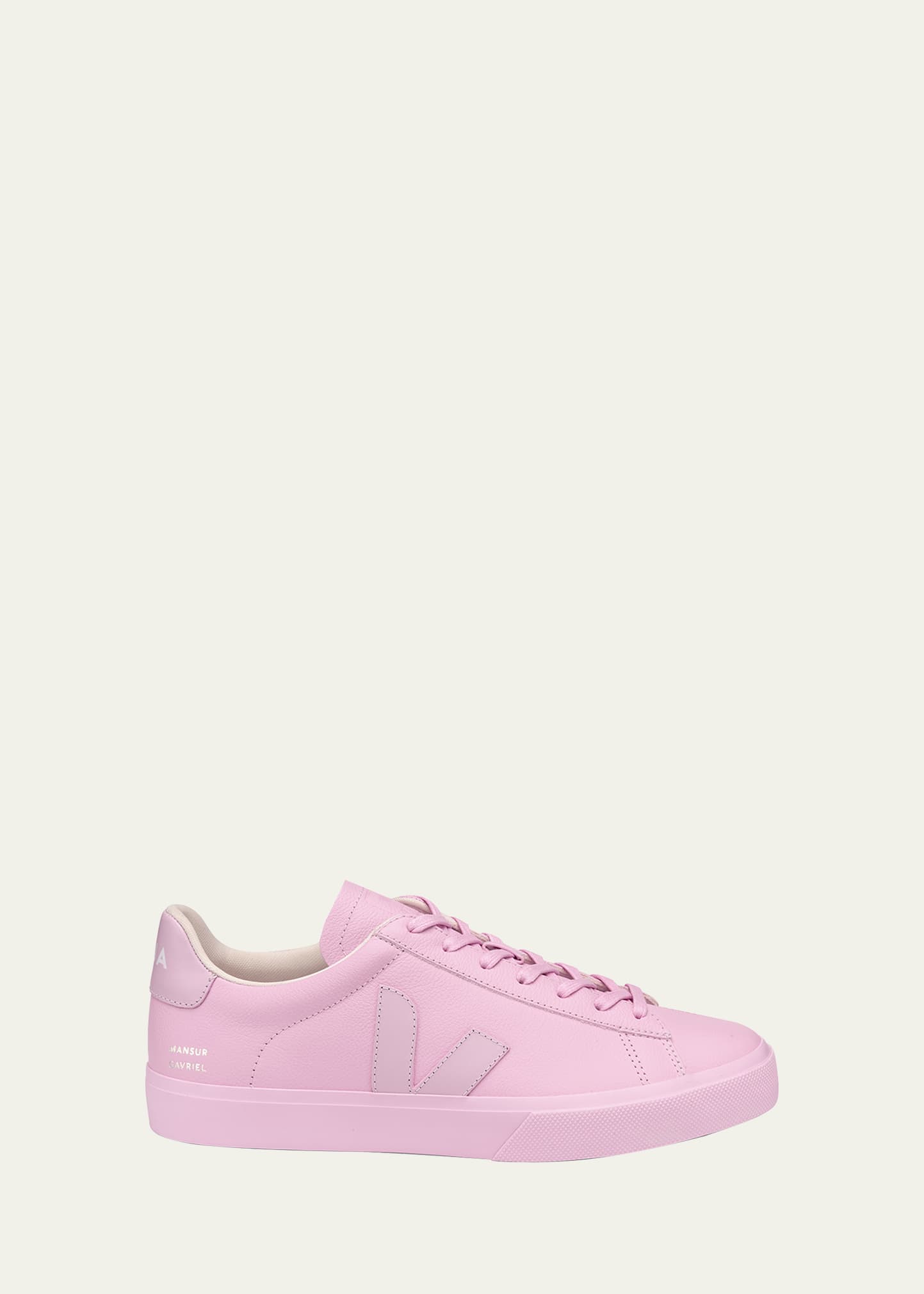 Veja X Mansur Gavriel Campo Tonal Low-top Sneakers In Rosa