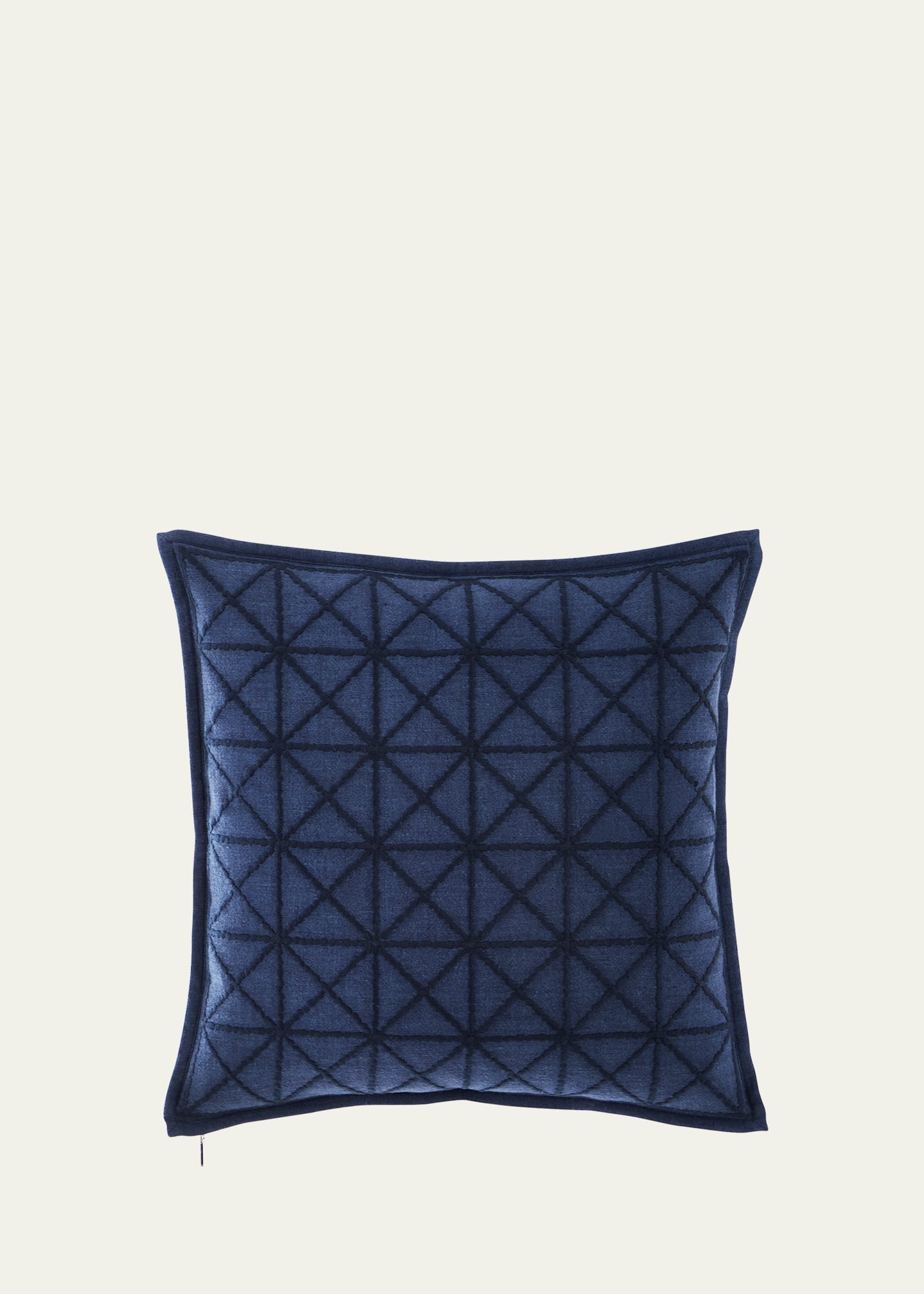 Shop Ralph Lauren Henley 20"sq. Decorative Pillow In Blue