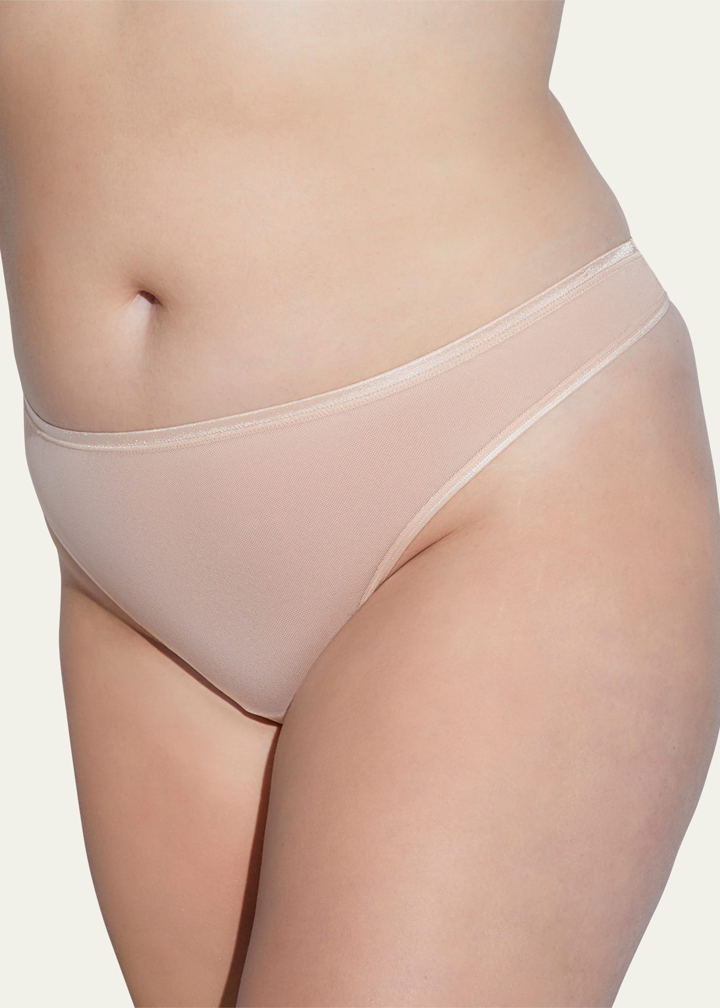 Cosabella Soire Mesh Thong In Sette