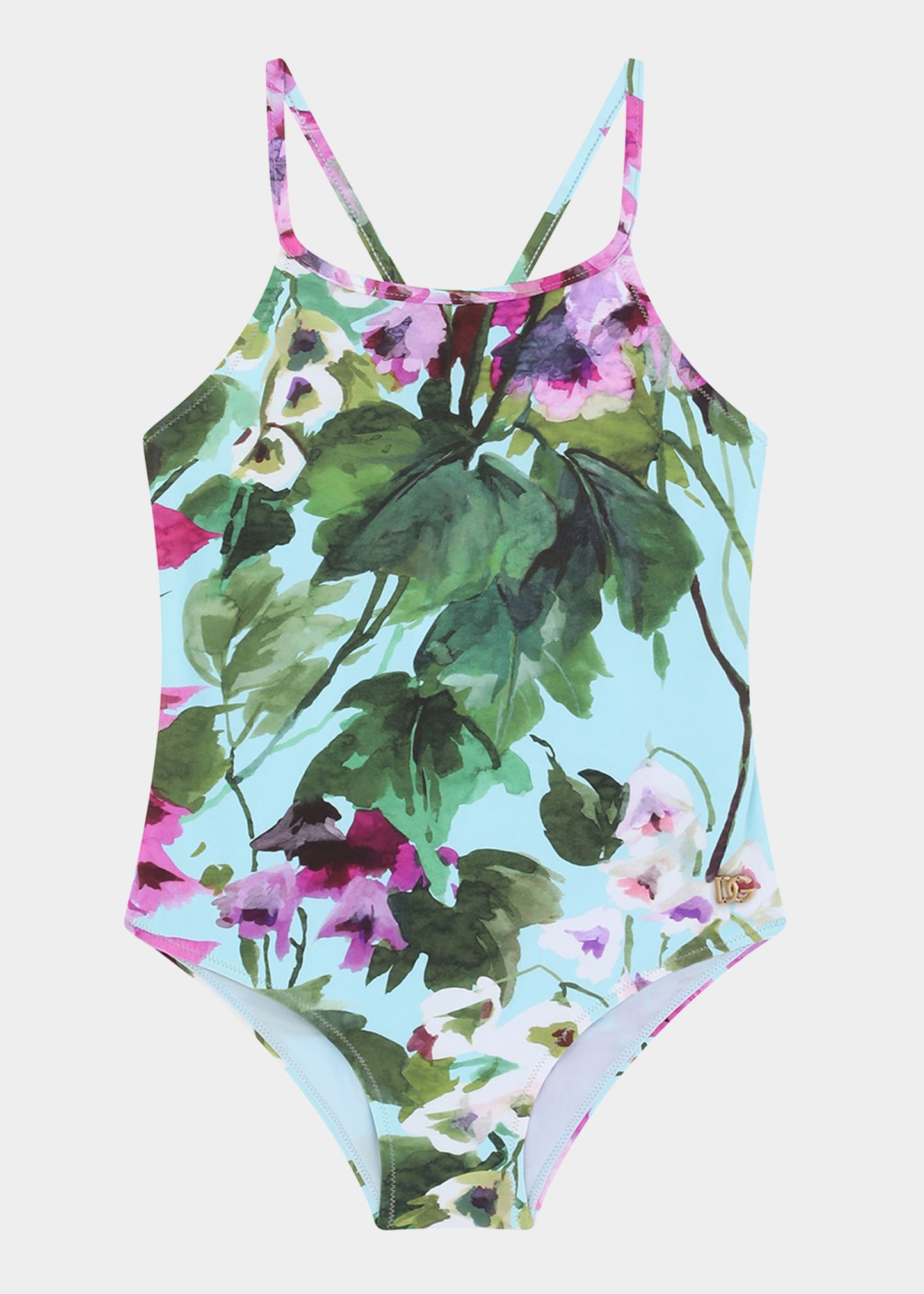 Dolce & Gabbana Floral One-Piece Swimsuit | Smart Closet
