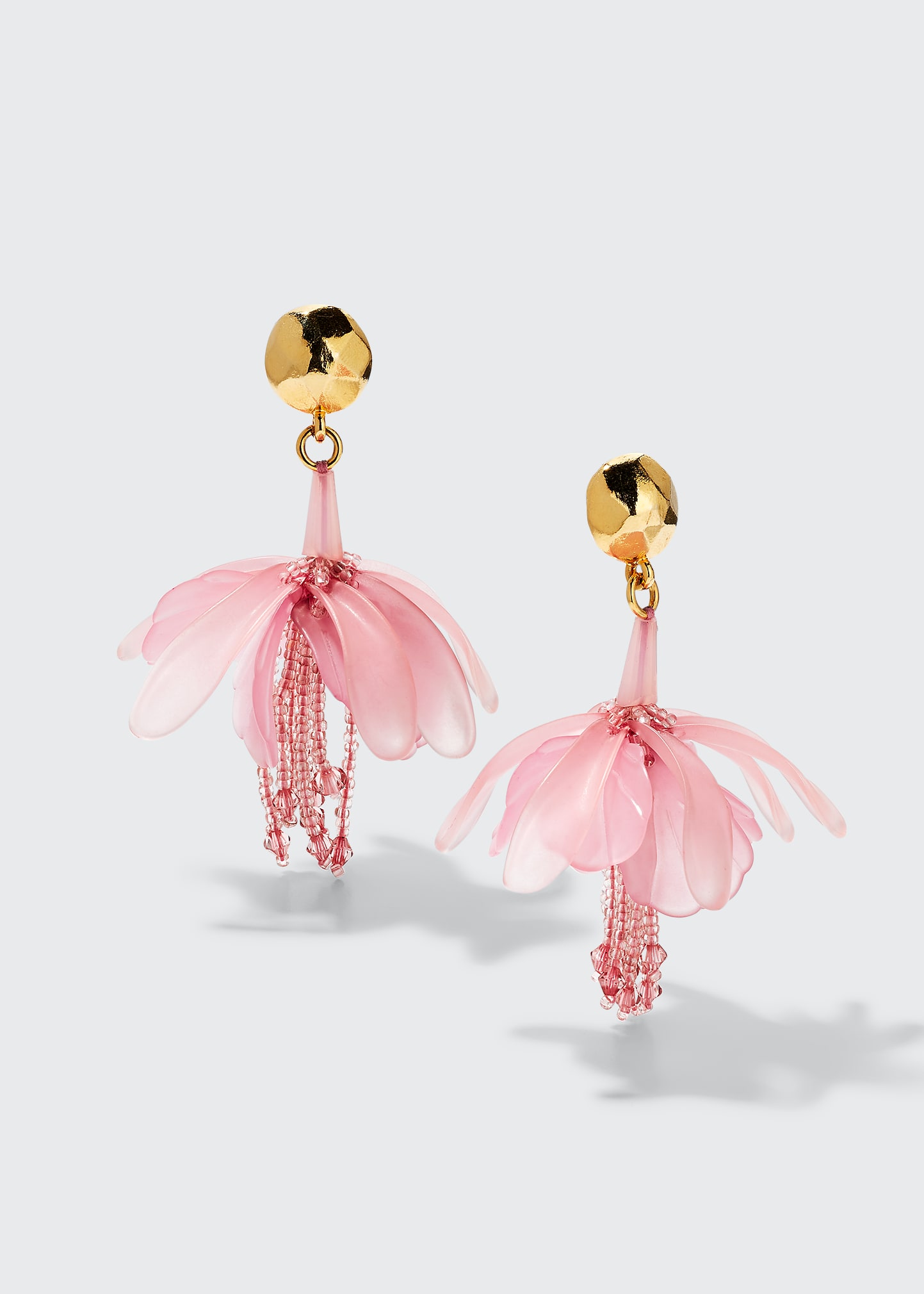 OSCAR DE LA RENTA BELL FLOWER EARRINGS