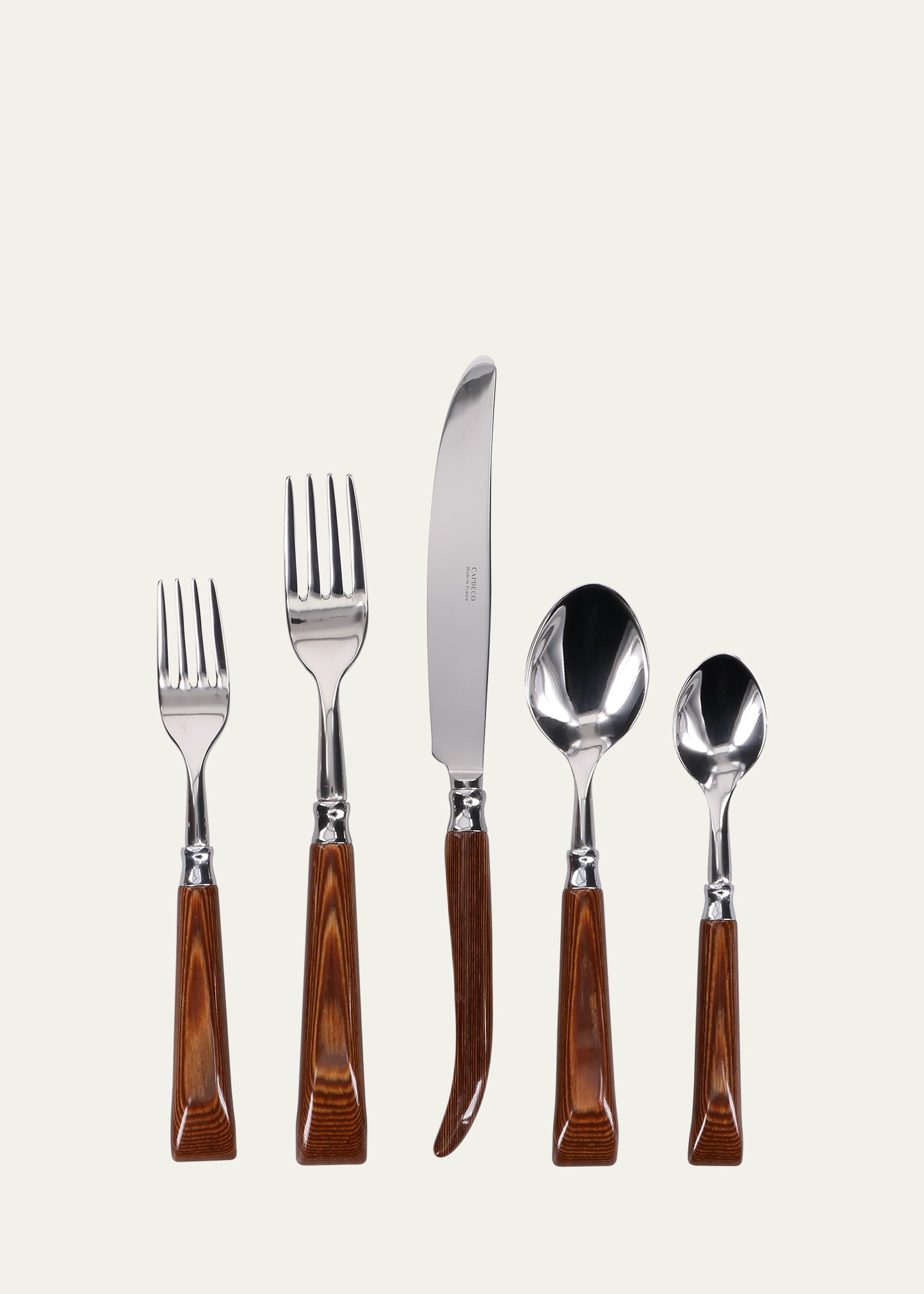 Shop Capdeco Orio 5-piece Place Setting, Wood