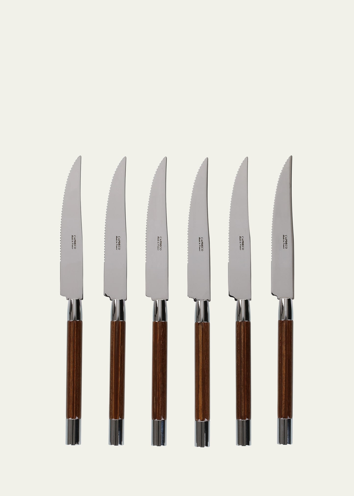 Conty 6-Piece Steak Knives, Wood