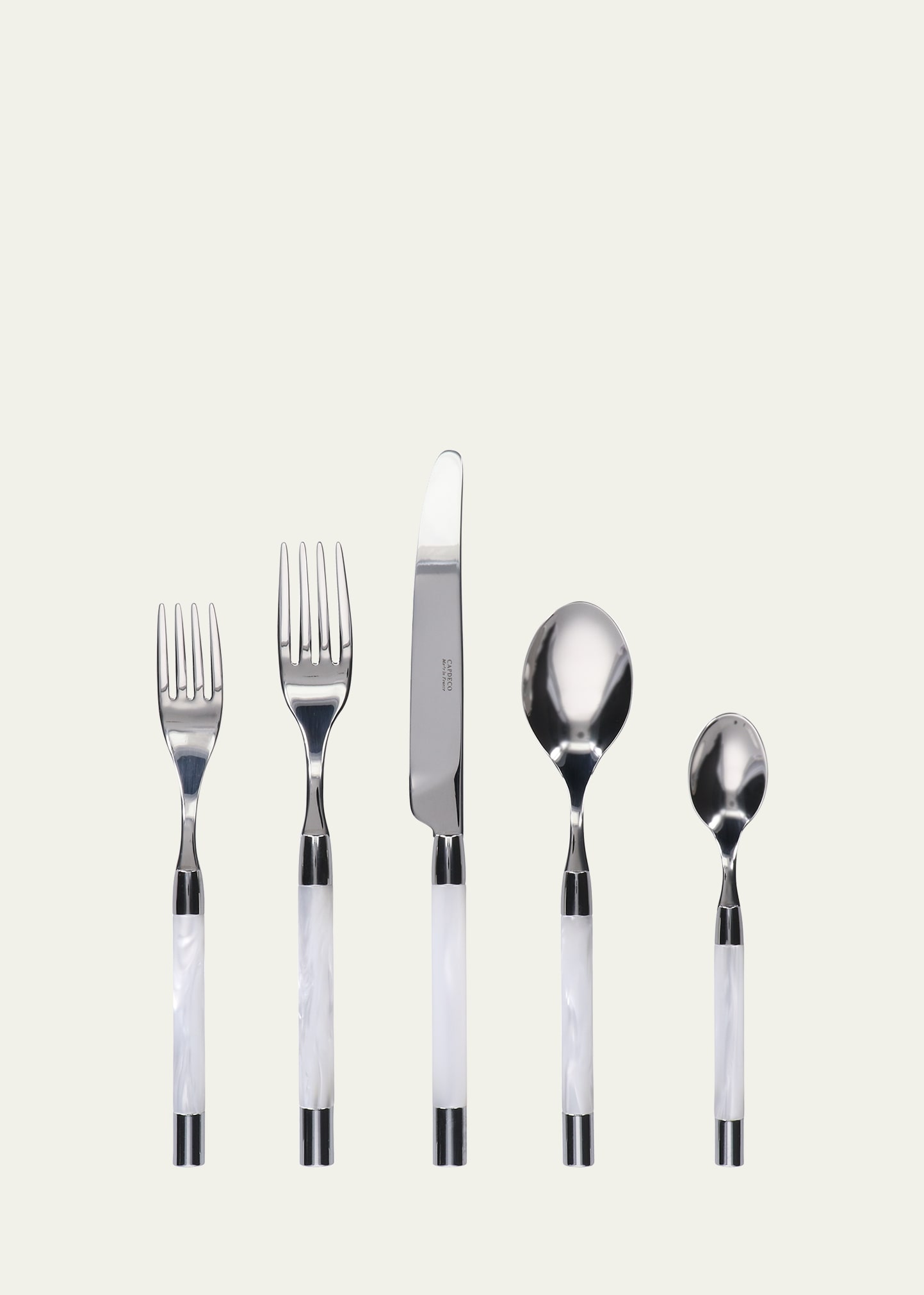 Capdeco Conty 5-piece Place Setting, White
