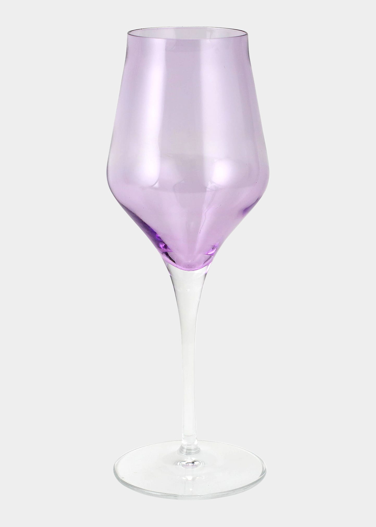 Vietri Contessa Lilac Champagne Glass