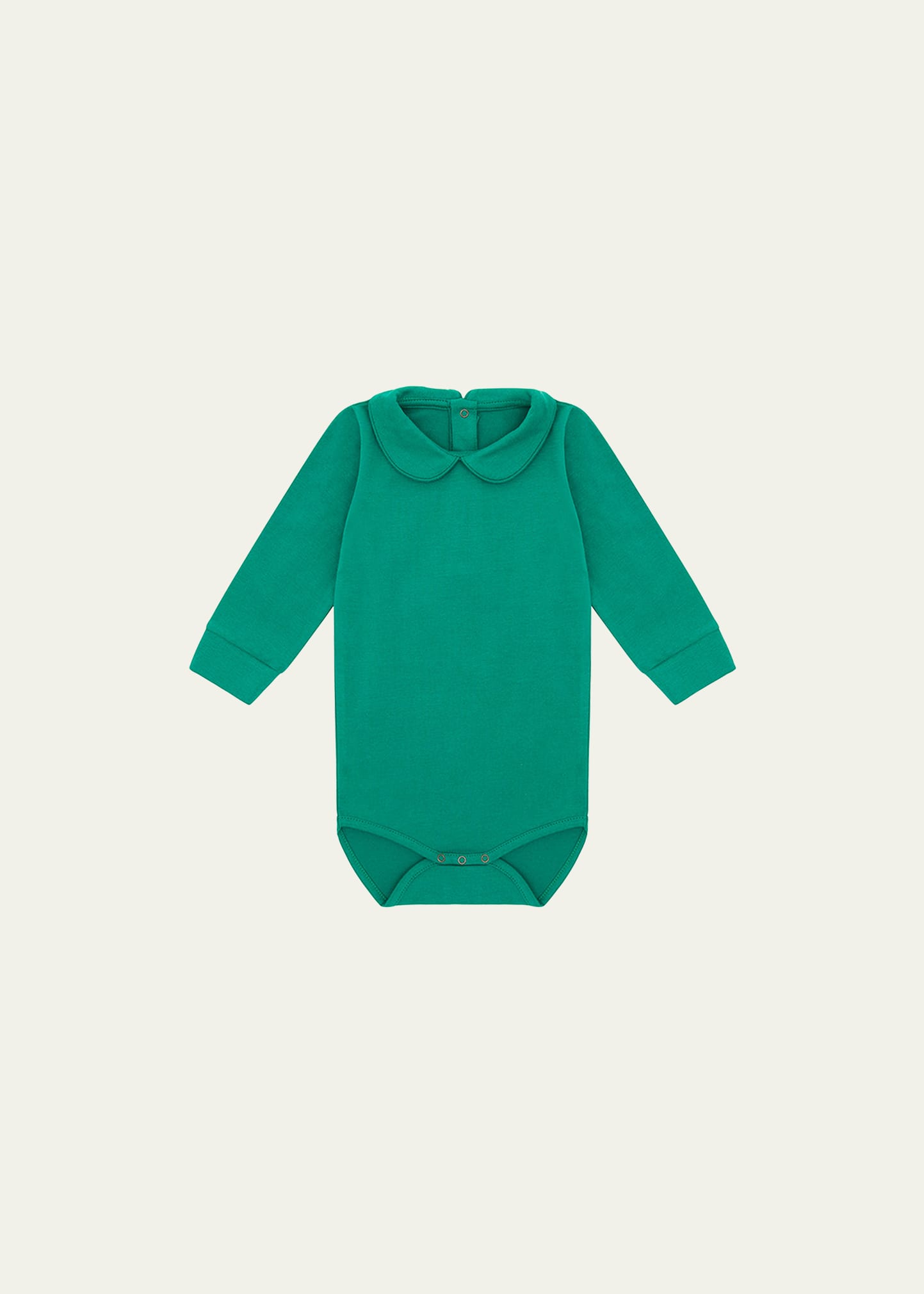 Vild - House Of Little Kid's Jersey Bodysuit In Emerald Green