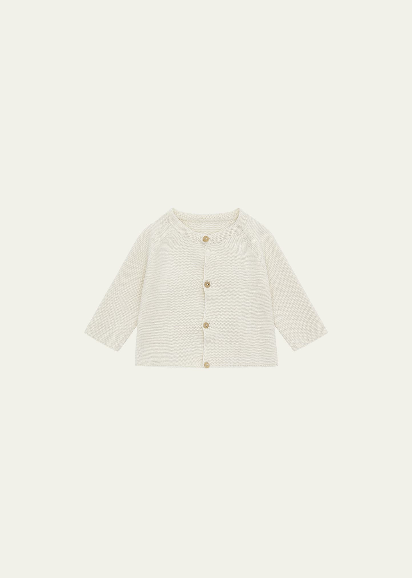 Vild - House Of Little Kid's Knit Cardigan In Ecru
