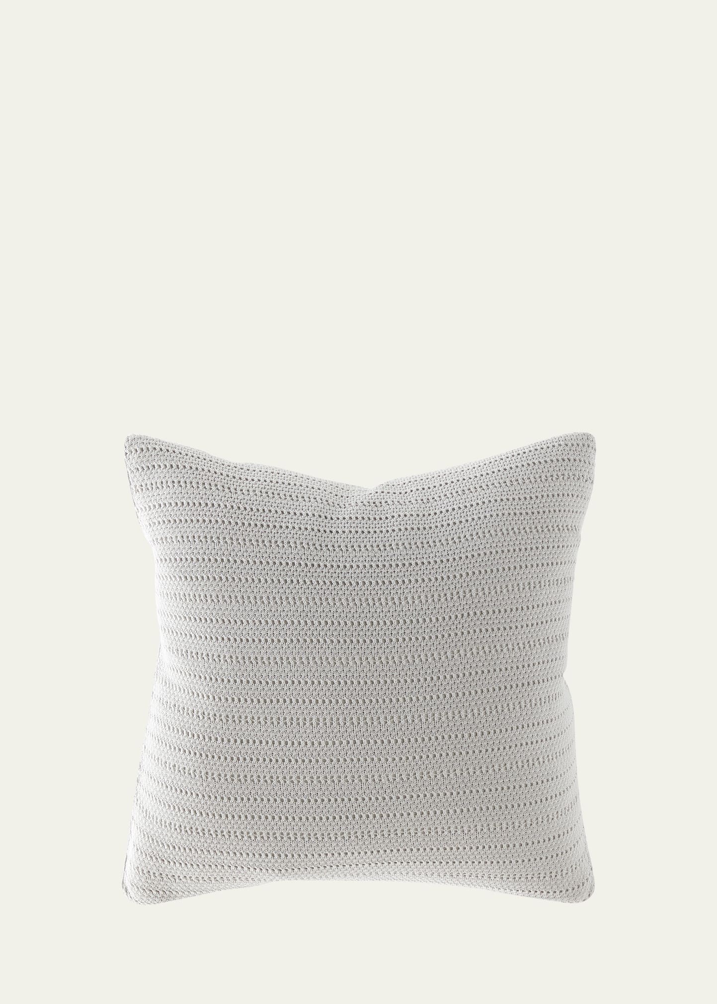 Ralph Lauren Selden 20" Decorative Pillow In Platinum