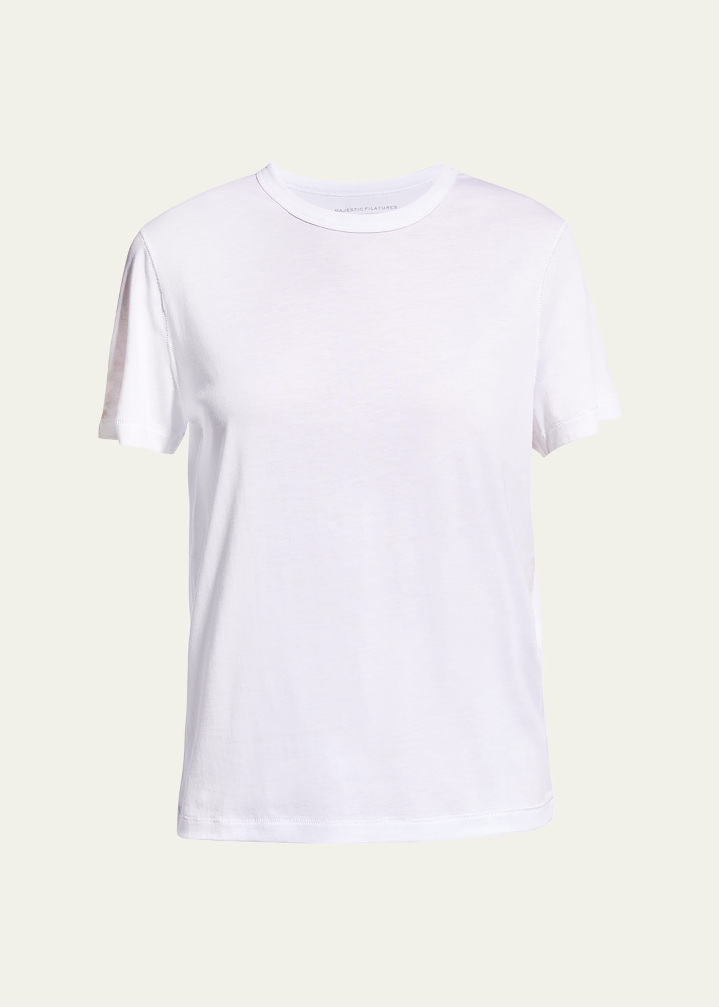 Majestic T-shirts In Blanc