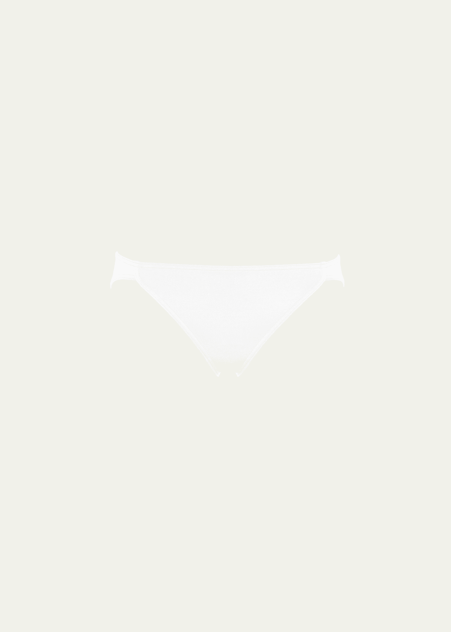 Eres Mouna String Triangle Bikini Top In Blanc