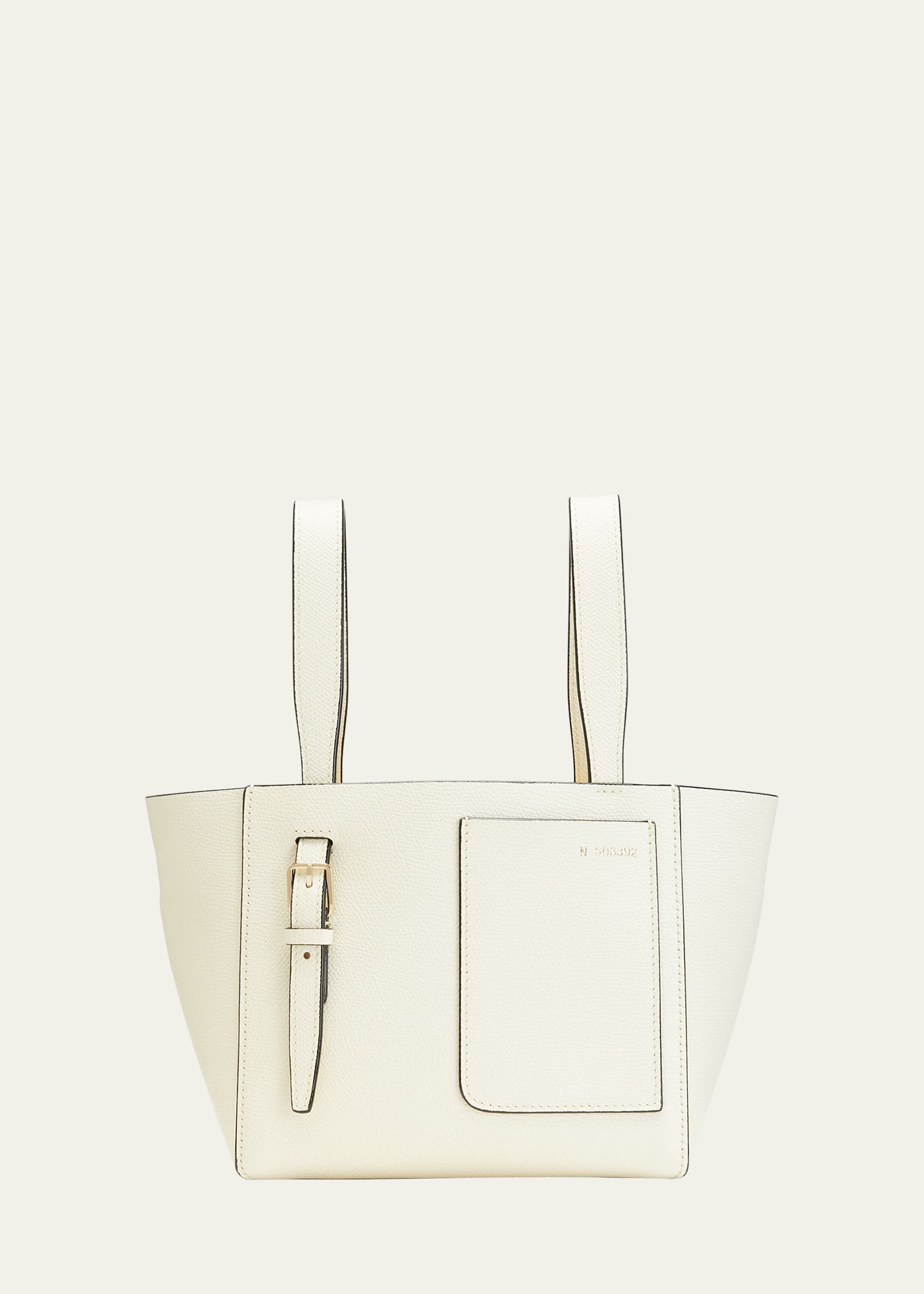 Soft Bucket Medium Bag - Pergamena White