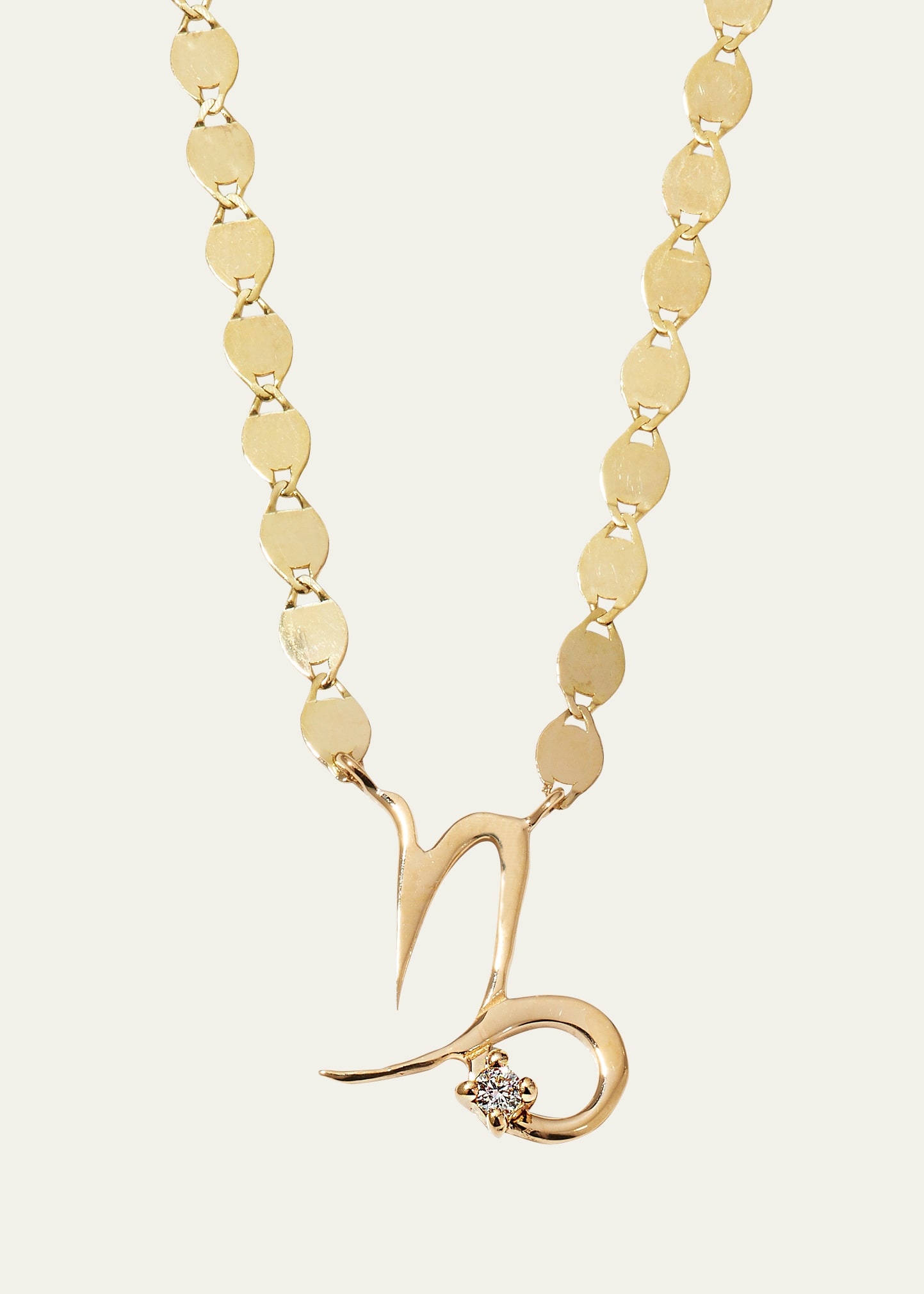 Lana Jewelry Solo Zodiac Necklace In Capricorn
