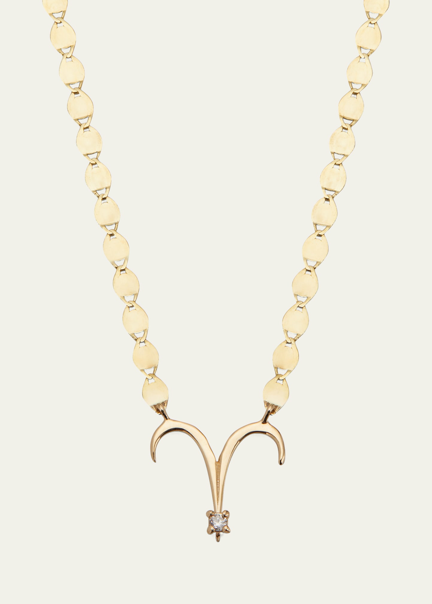 Lana Jewelry Women's Twenty 14k Gold & Diamond Aries Necklace In Aries