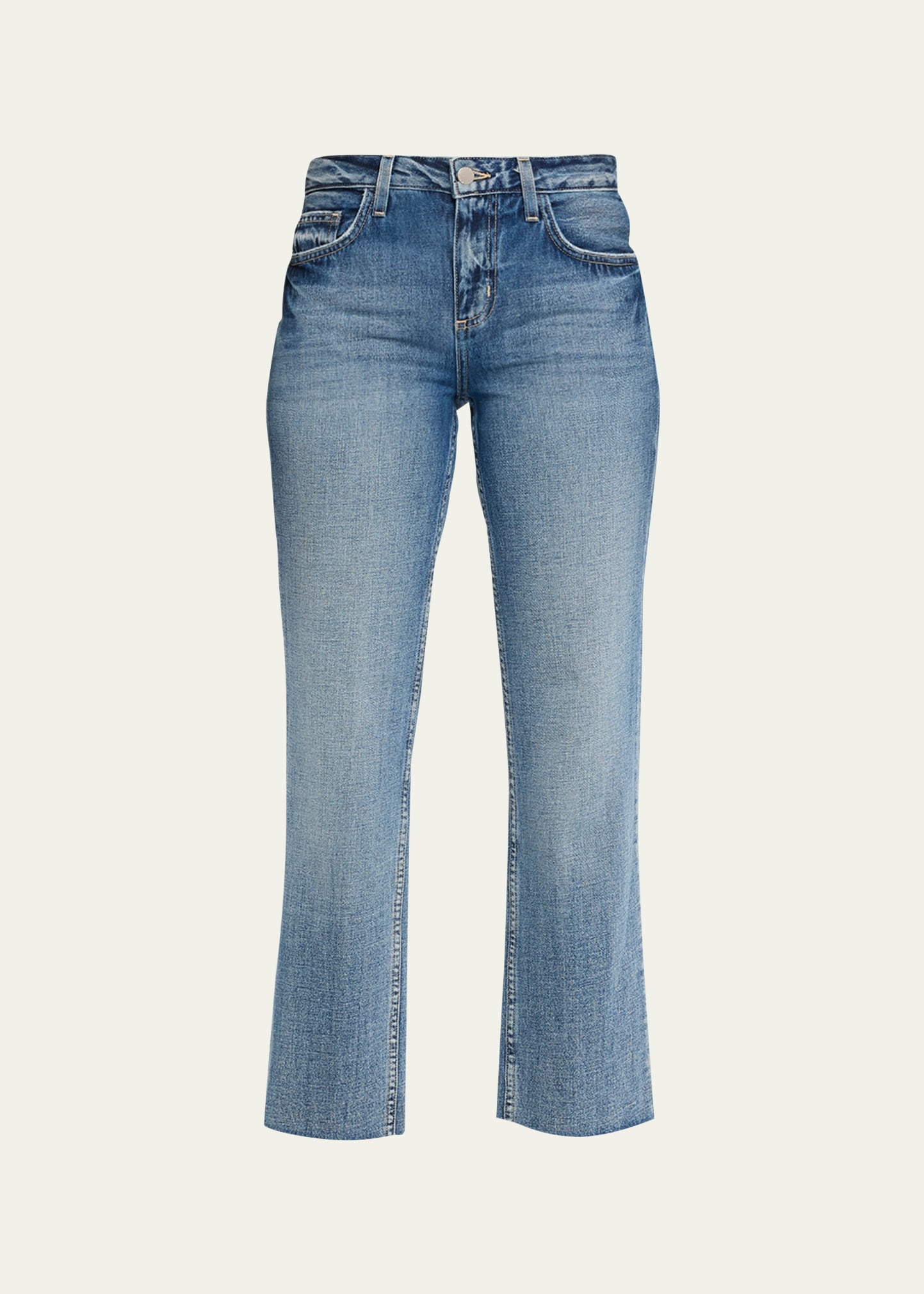 Milana Low-Rise Cropped Straight Jeans