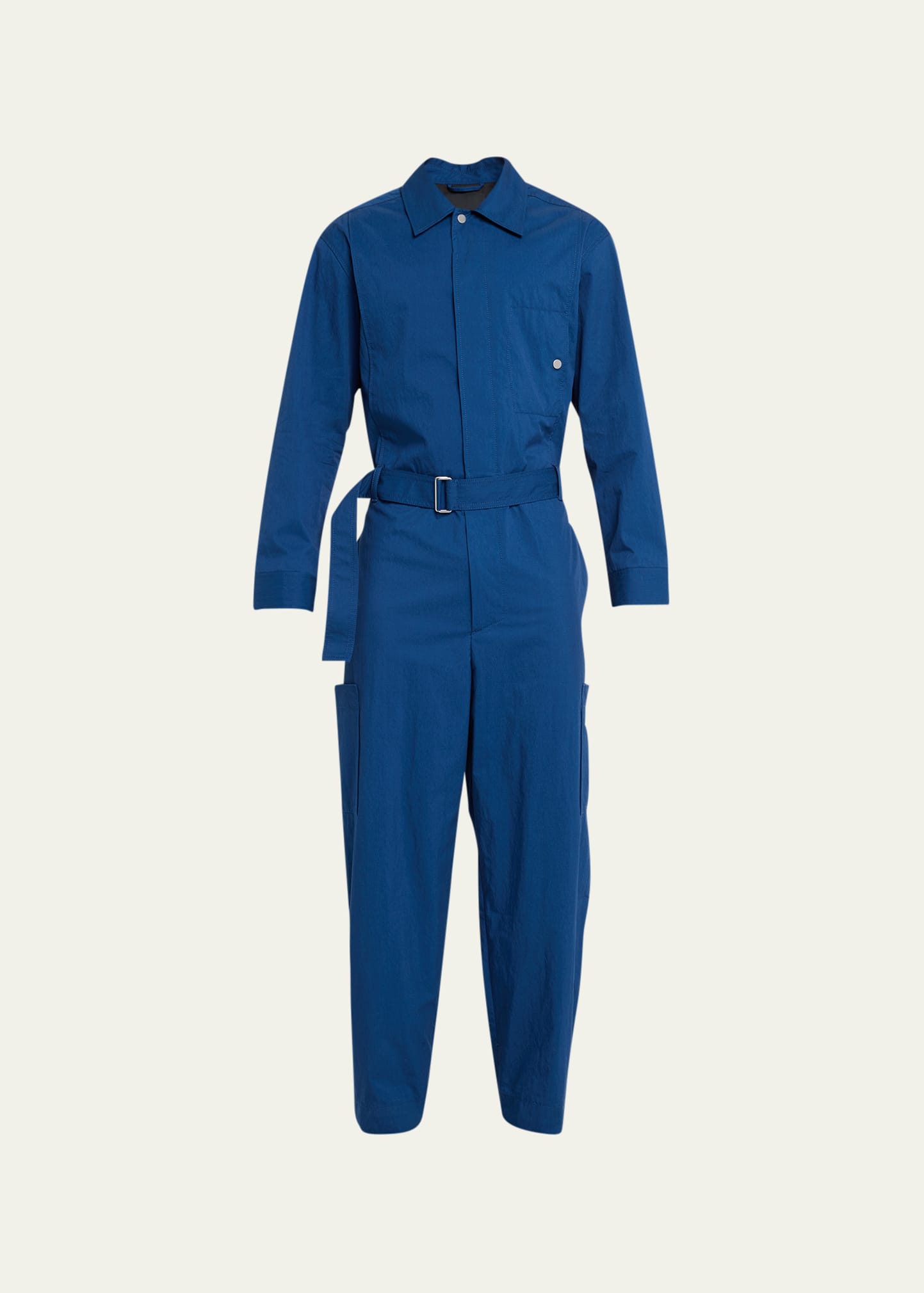 3.1 Phillip Lim / フィリップ リム Men's Relaxed Belted Jumpsuit In Blue