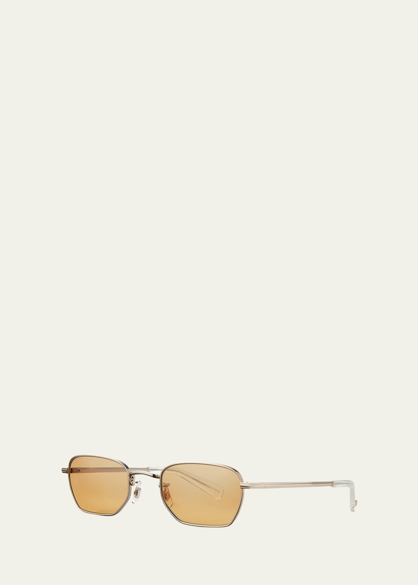 Holly Rectangle Metal & Acetate Sunglasses