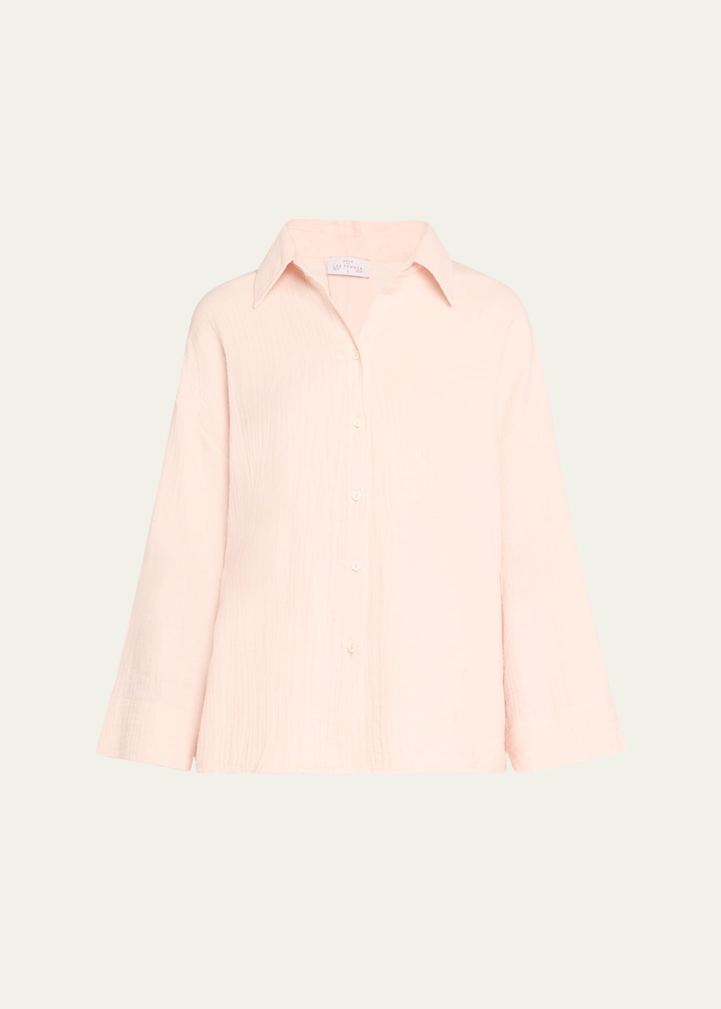 Pour Les Femmes Angel Gauze Short Pajama Set In Pink