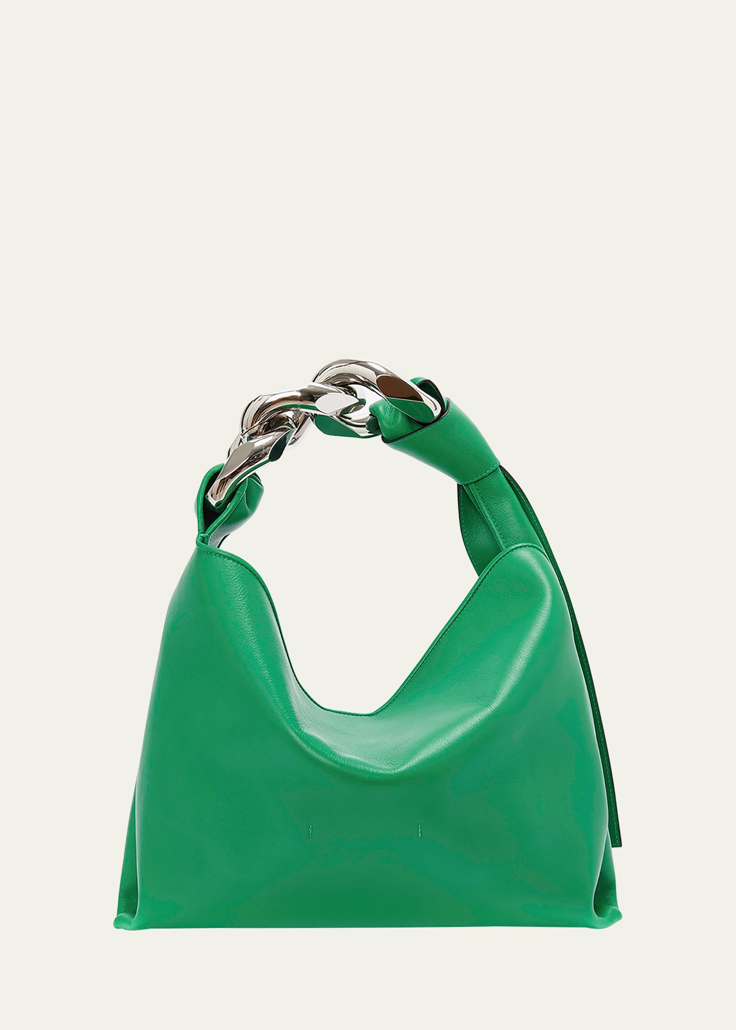 Rachel Bright Green Perforated Suede Leather Bag