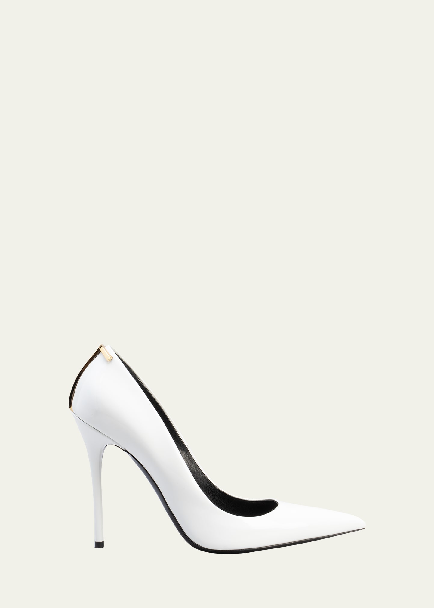 TOM FORD Iconic T Medallion Patent Pumps