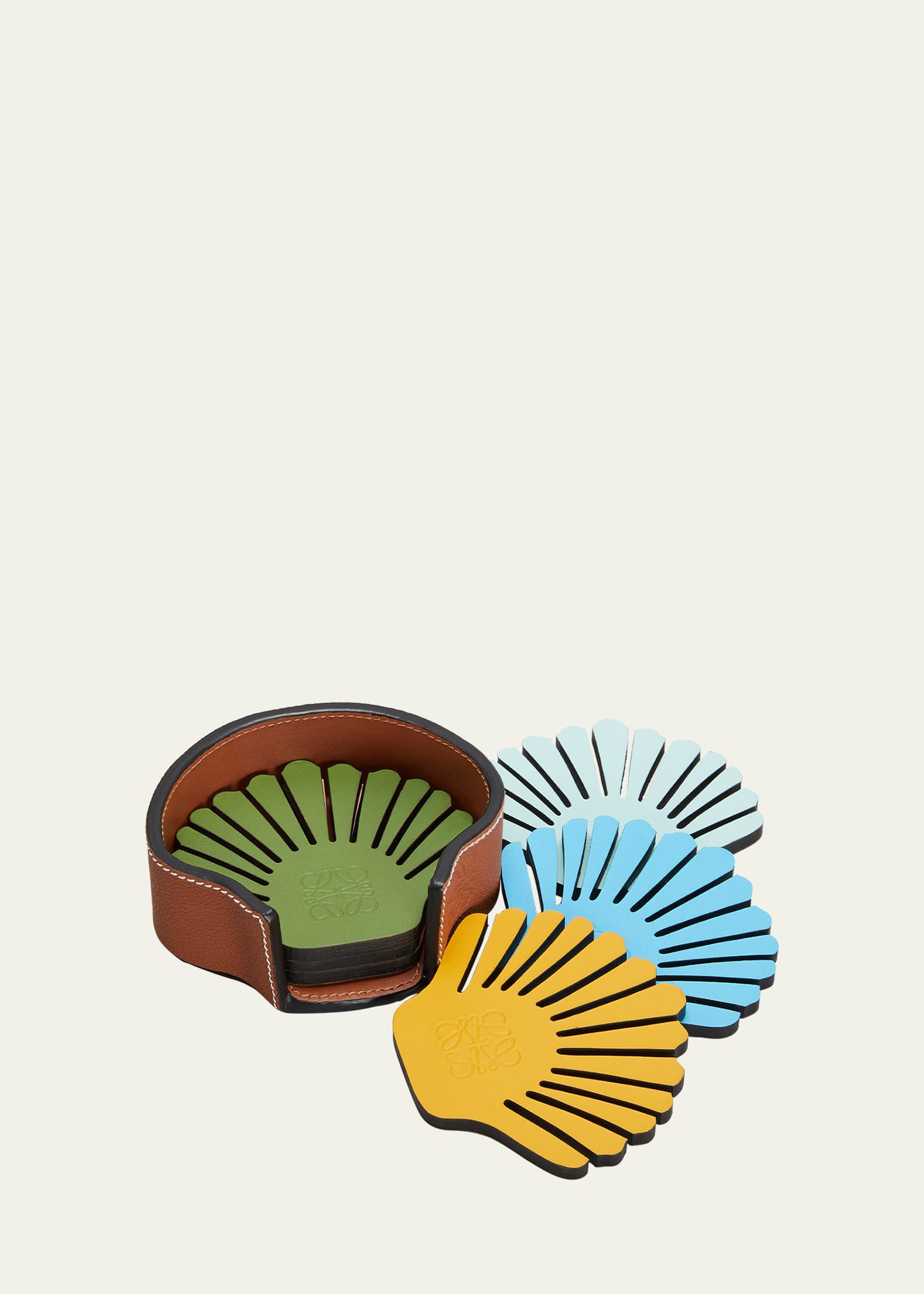 Loewe X Paula's Ibiza Shell Coaster Set | ModeSens