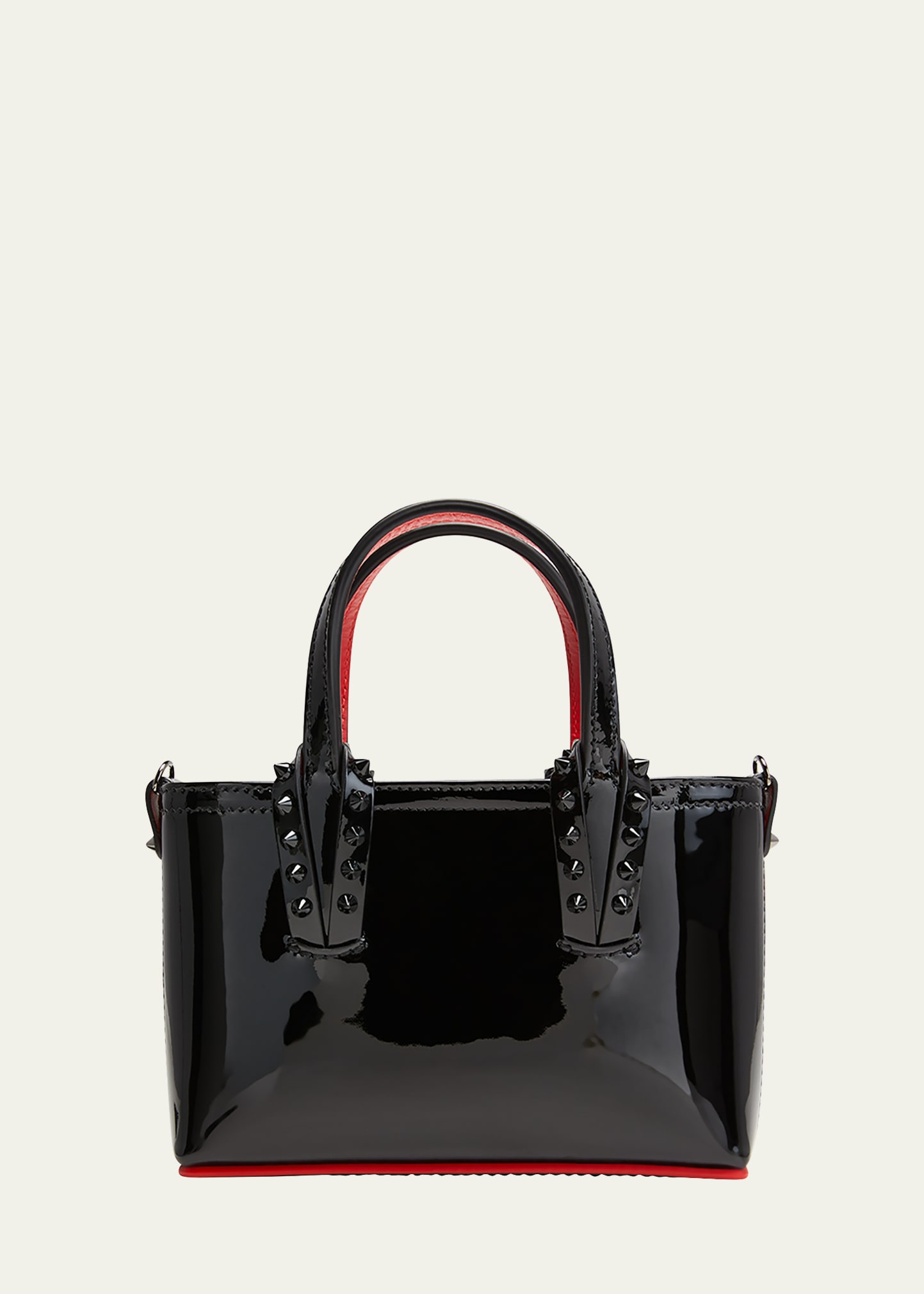 Christian Louboutin - Authenticated Cabata Handbag - Leather Black Plain for Women, Very Good Condition