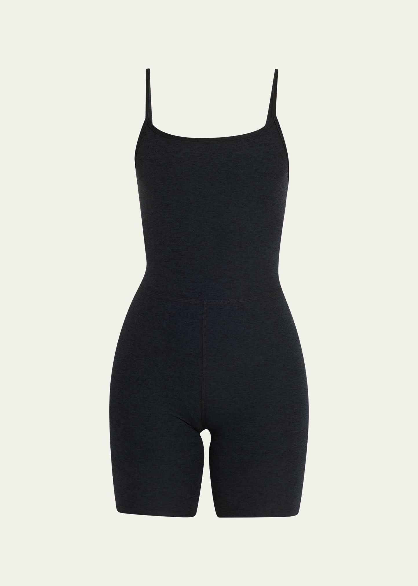 Beyond Yoga Space Dye Get In Gear Biker Jumpsuit In Darkest Night
