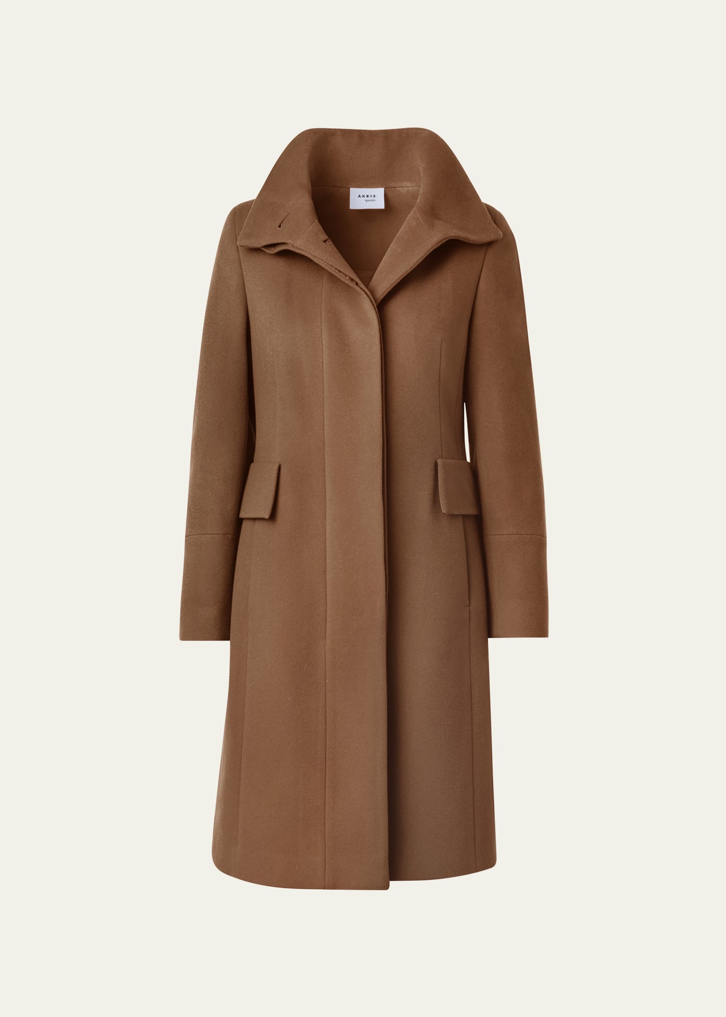 Duffle Knee-Length Wool Coat