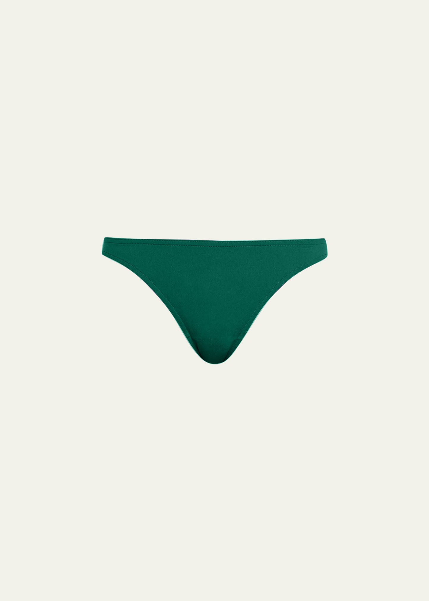 Eres Fripon Solid Low-rise Hipster Bikini Bottoms In Jungle 23e