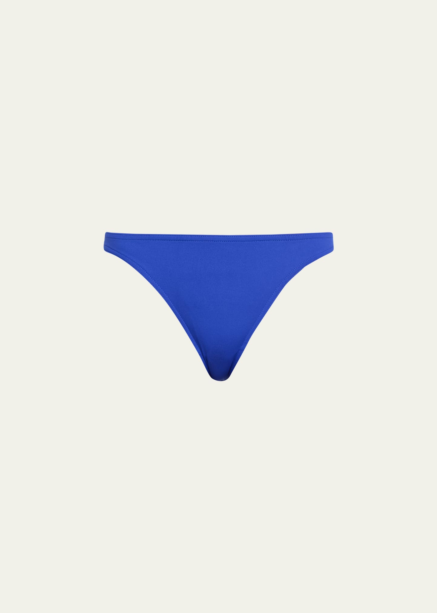 Shop Eres Fripon Solid Low-rise Hipster Bikini Bottoms In Indigo