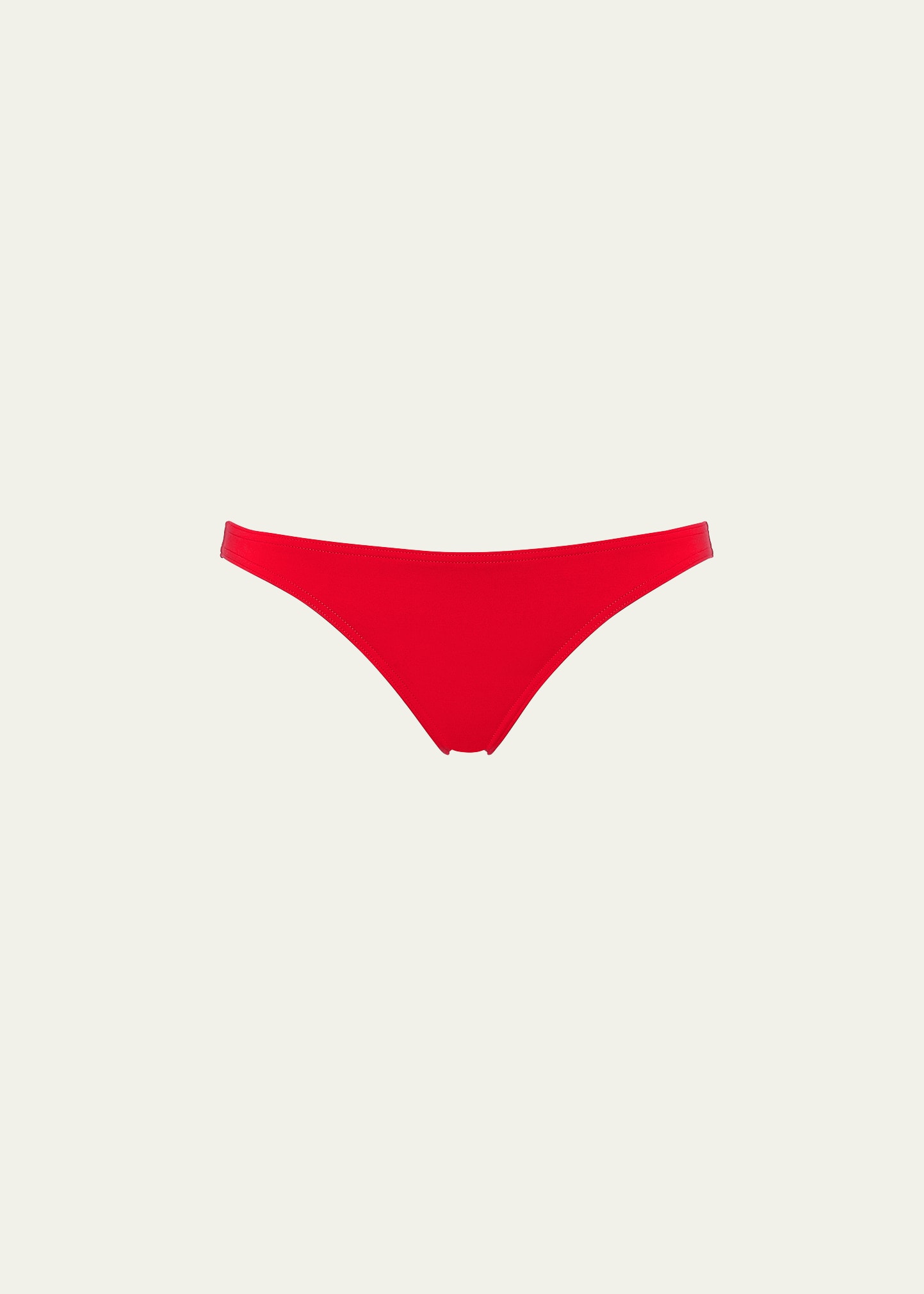 Shop Eres Fripon Solid Low-rise Hipster Bikini Bottoms In Logo