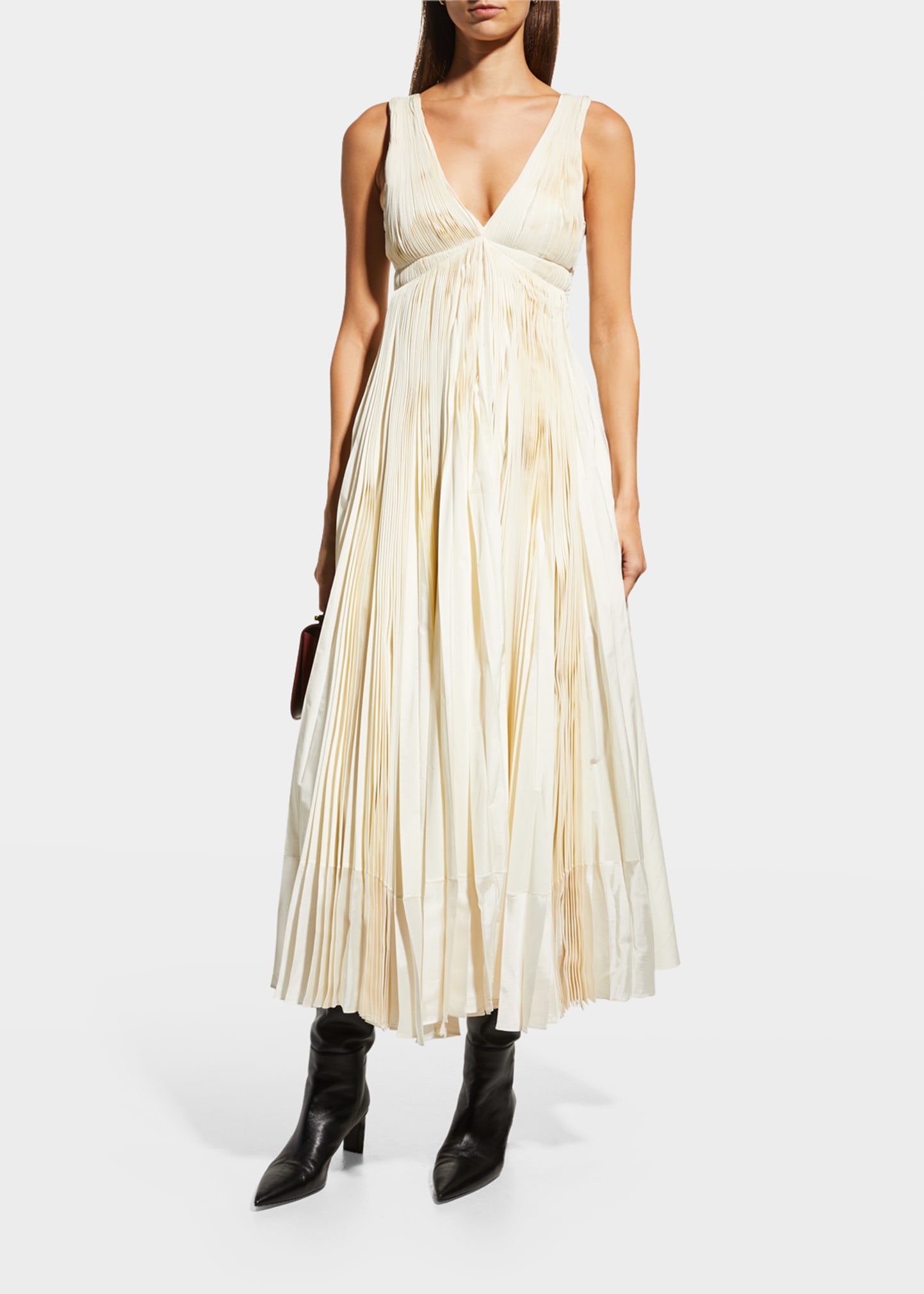 knee length dresses for ladies Taffeta Midi Dress in Navy – Roland Mouret