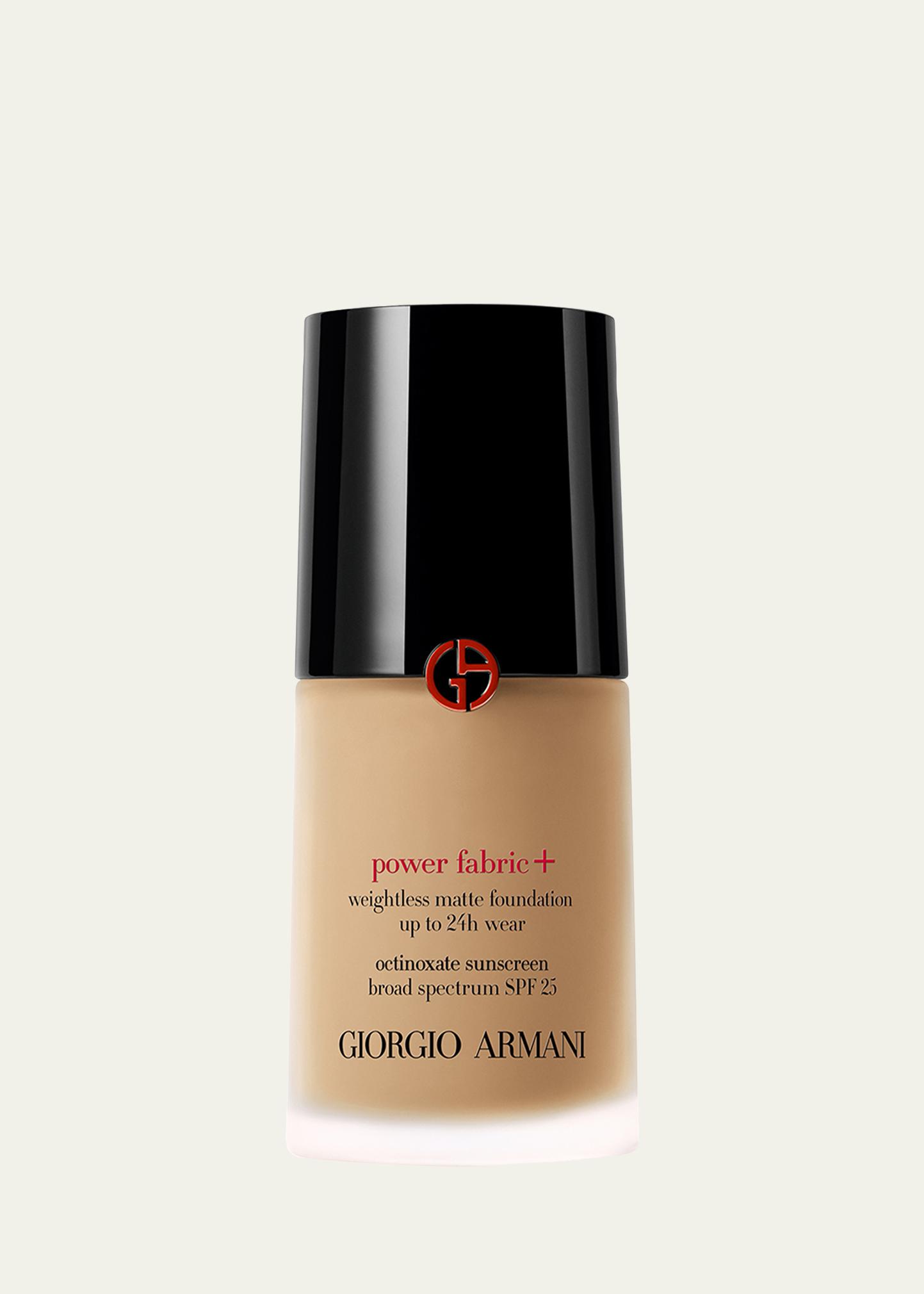 Armani Collezioni Power Fabric+ Matte Foundation With Broad-spectrum Spf 25 In 6