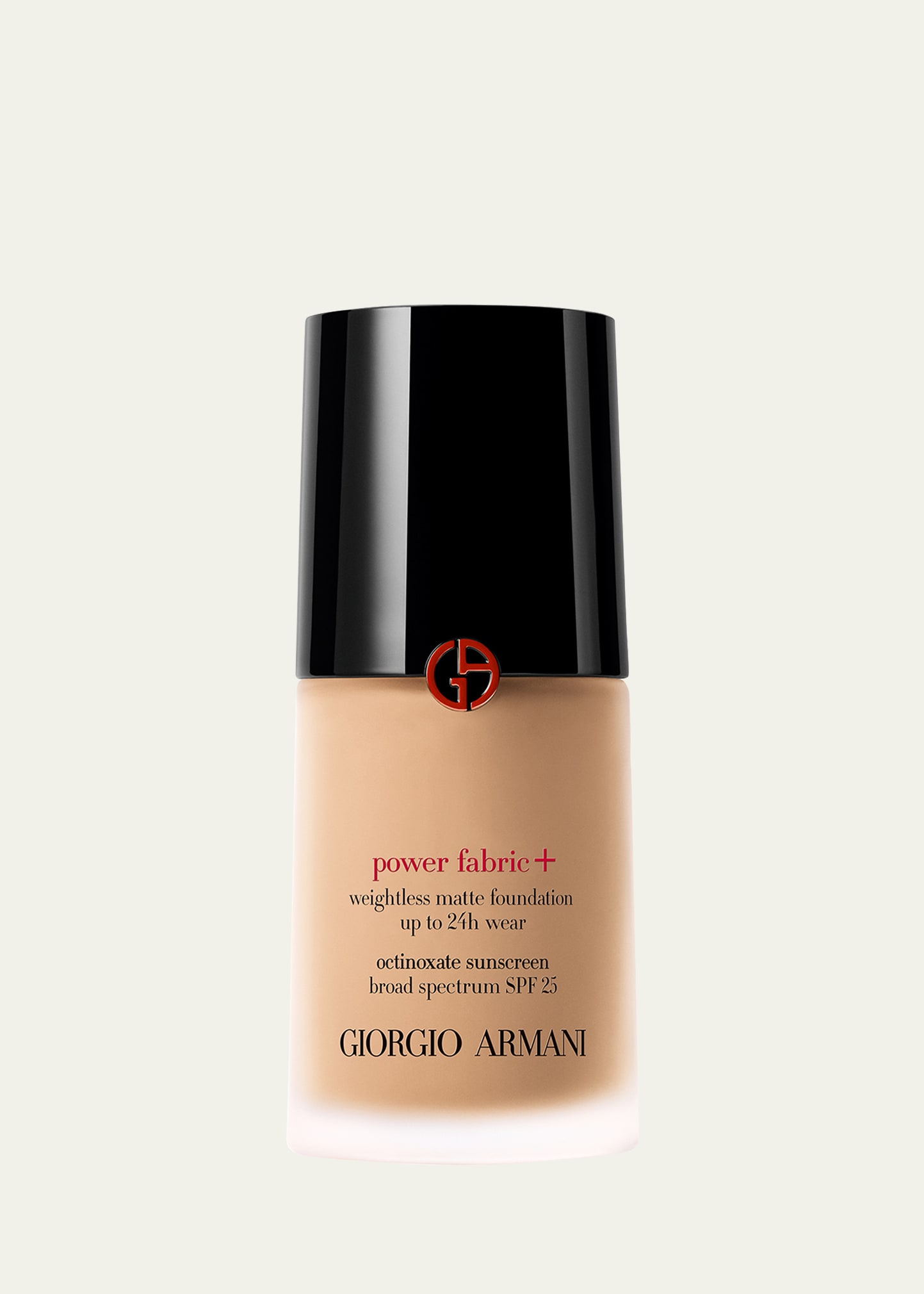 Armani Beauty Power Fabric+ Matte Foundation With Broad-spectrum Spf 25 In 65