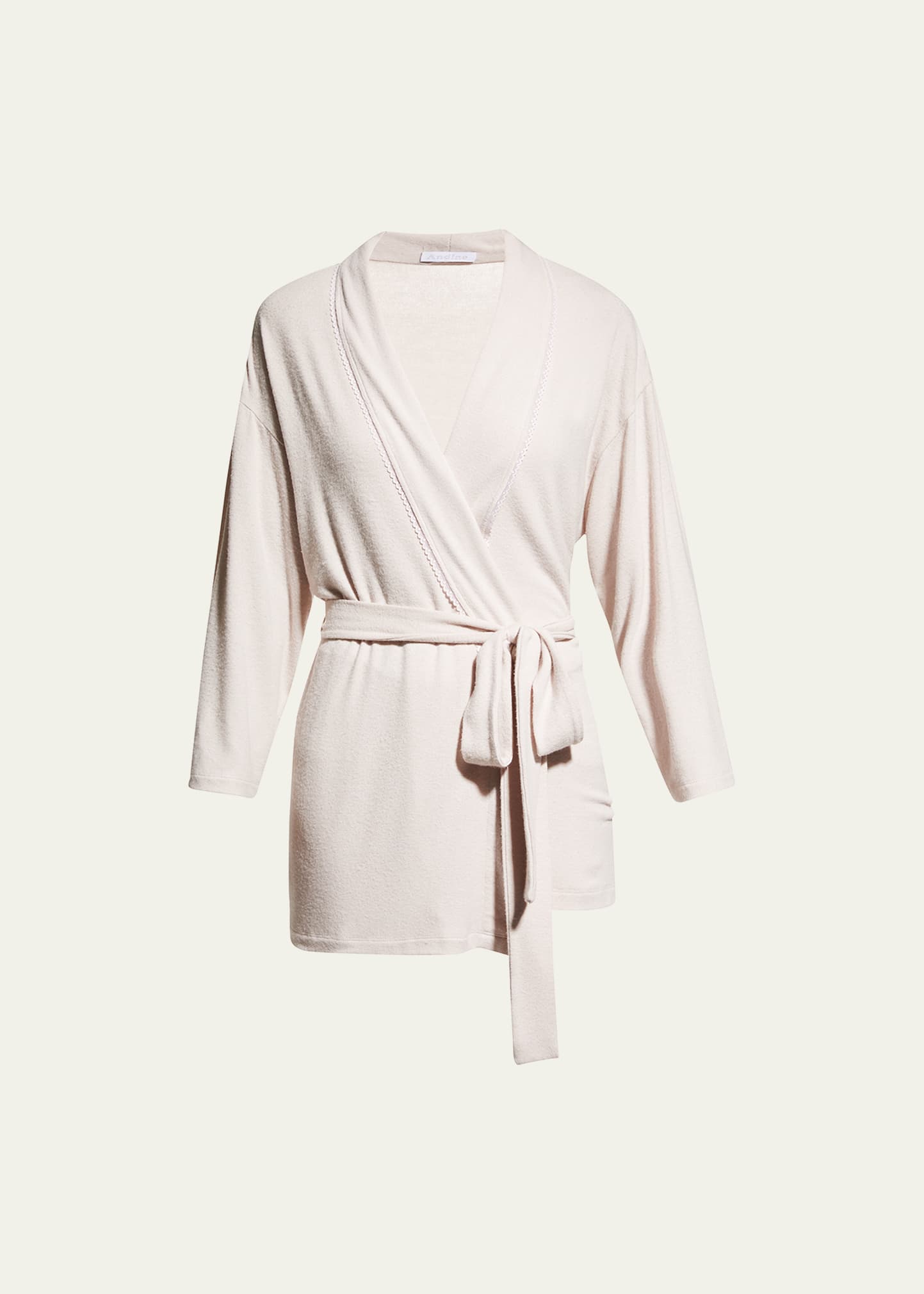 Andine Pascal Lace-Trim Mini Robe