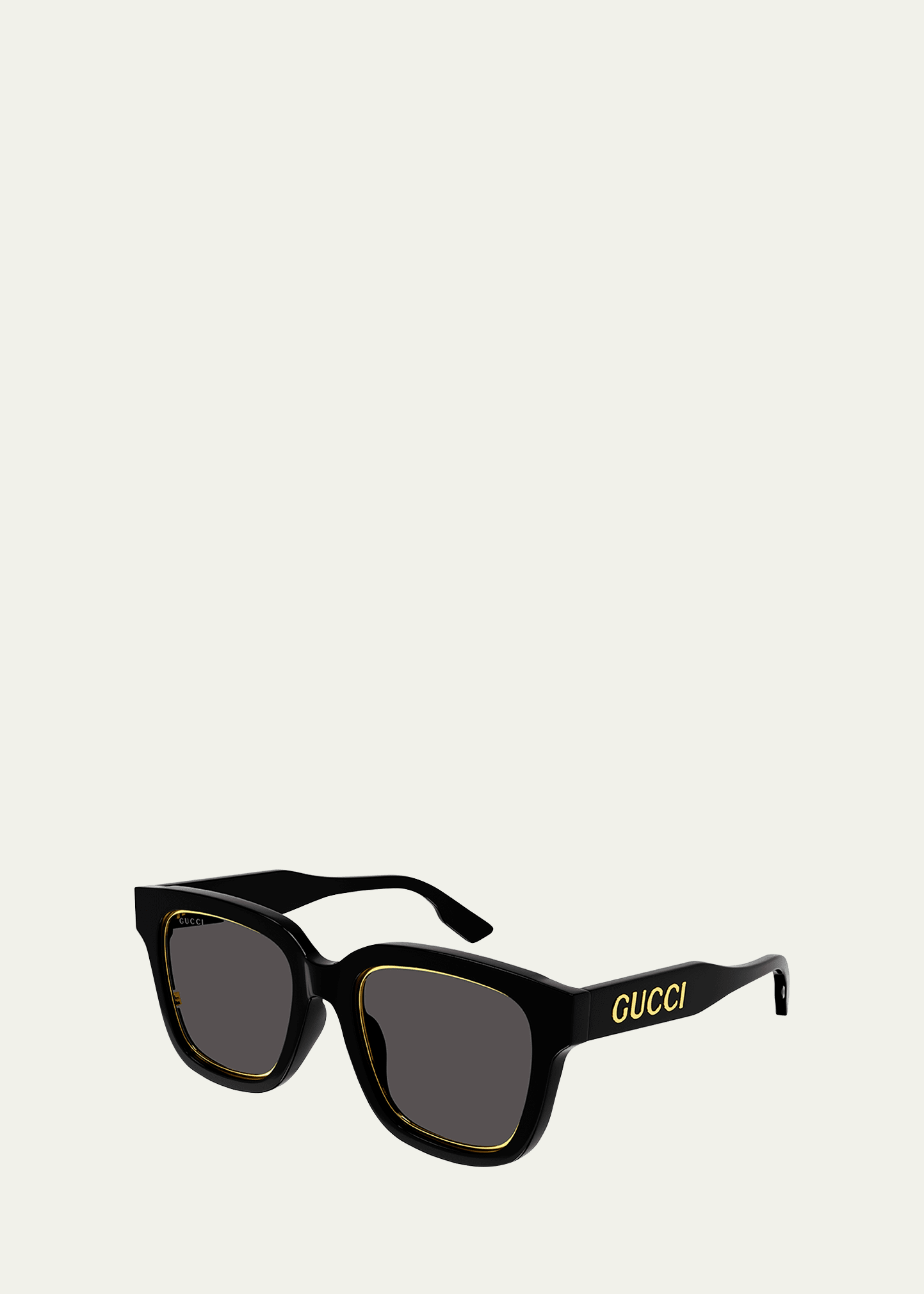 Gucci Logo Square Acetate Sunglasses