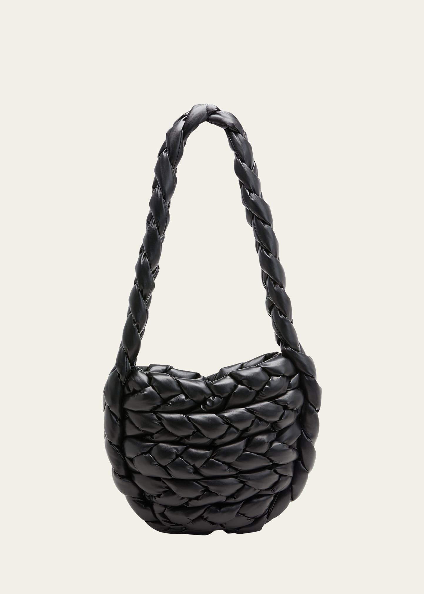 A.W.A.K.E. MODE Pernille Braided Vegan Leather Shoulder Bag