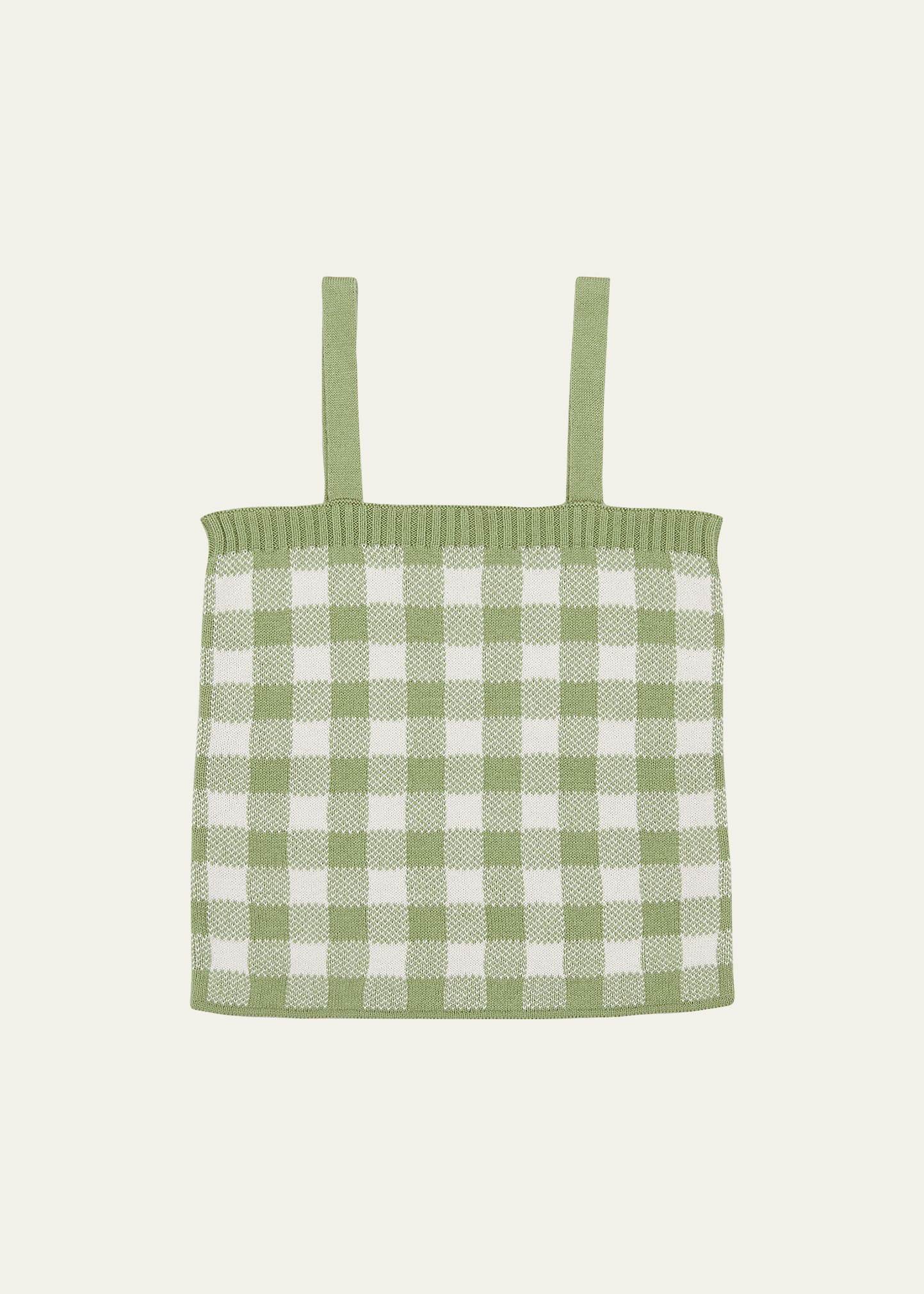 Misha And Puff Kids' Girl's Picnic Ribbed Camisole In Willow 