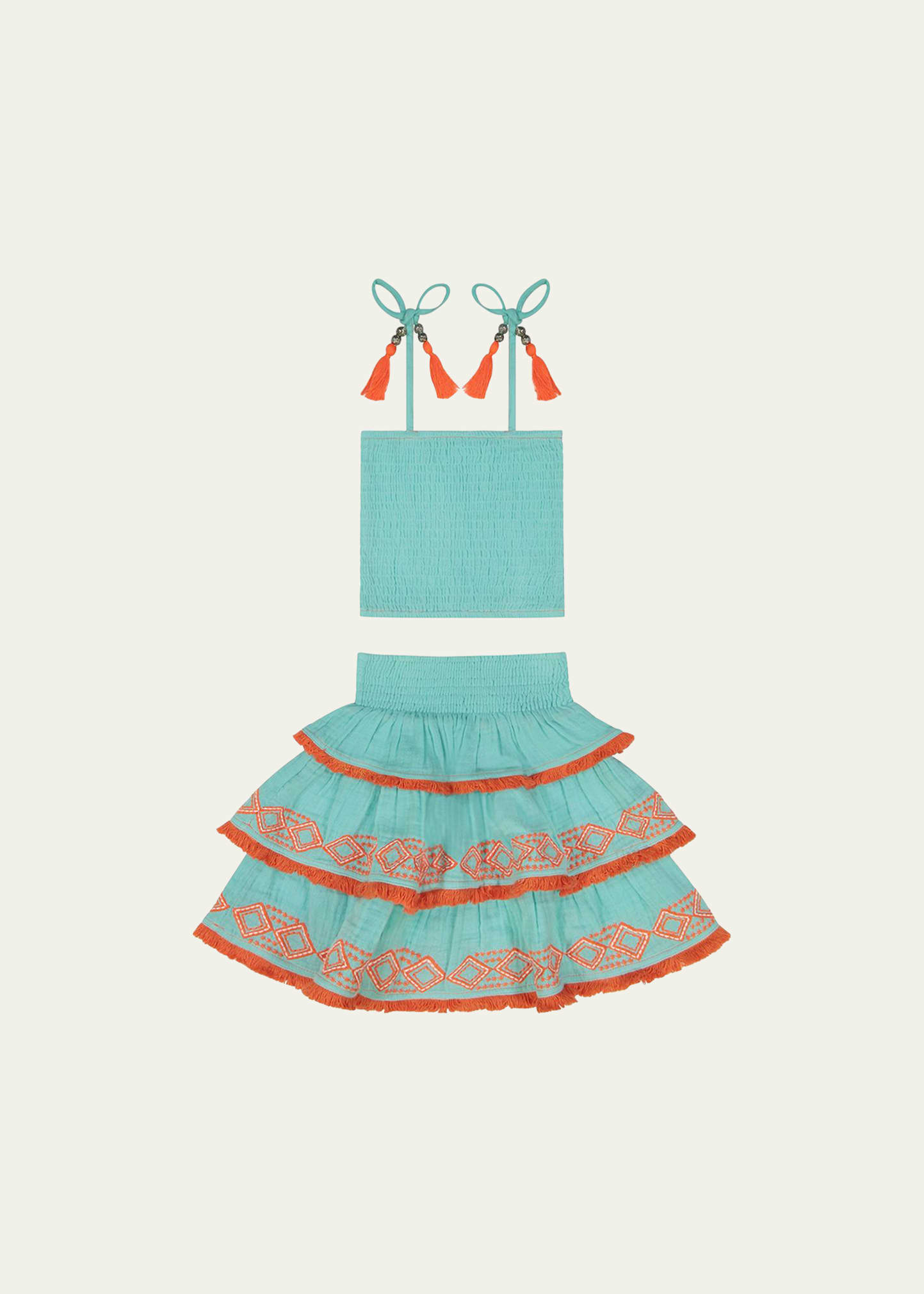 Girl's Louisa Top and Skirt Set, Size 2-10