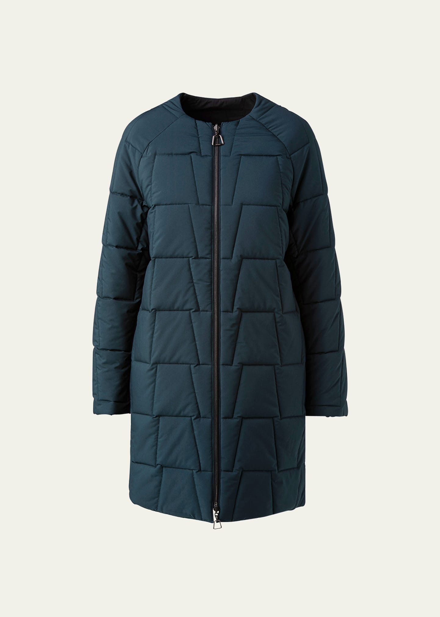 AKRIS REVERSIBLE TECHNO-QUILTED PUFFER JACKET