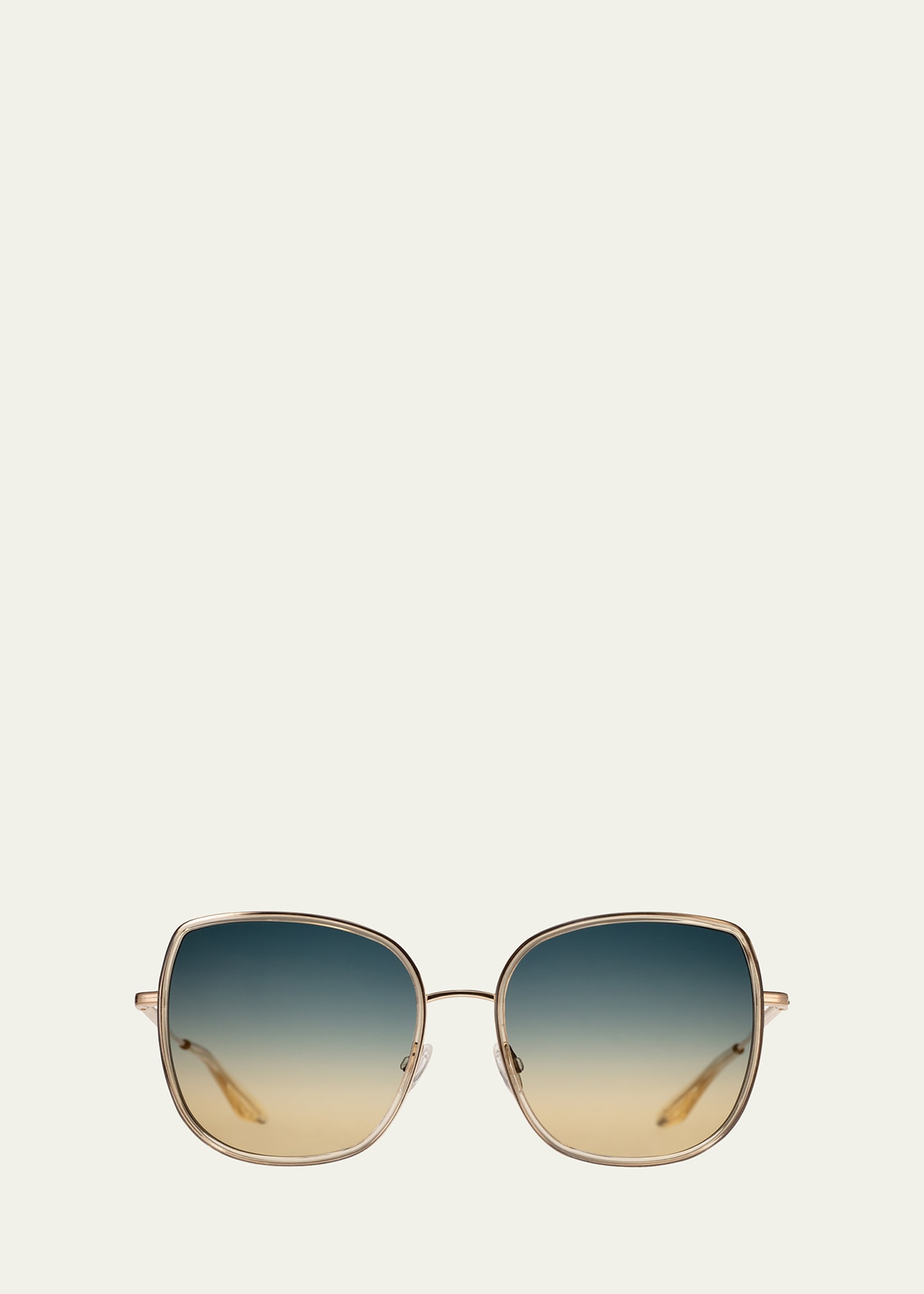 Vega Acetate & Titanium Butterfly Sunglasses