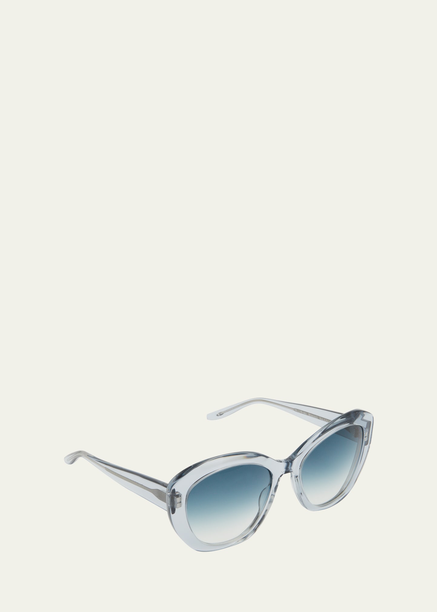 Galilea Blue Round Acetate Sunglasses