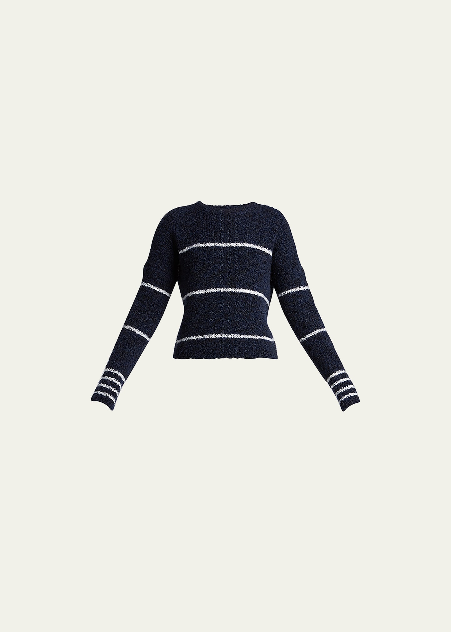 Stripe Cashmere Pullover