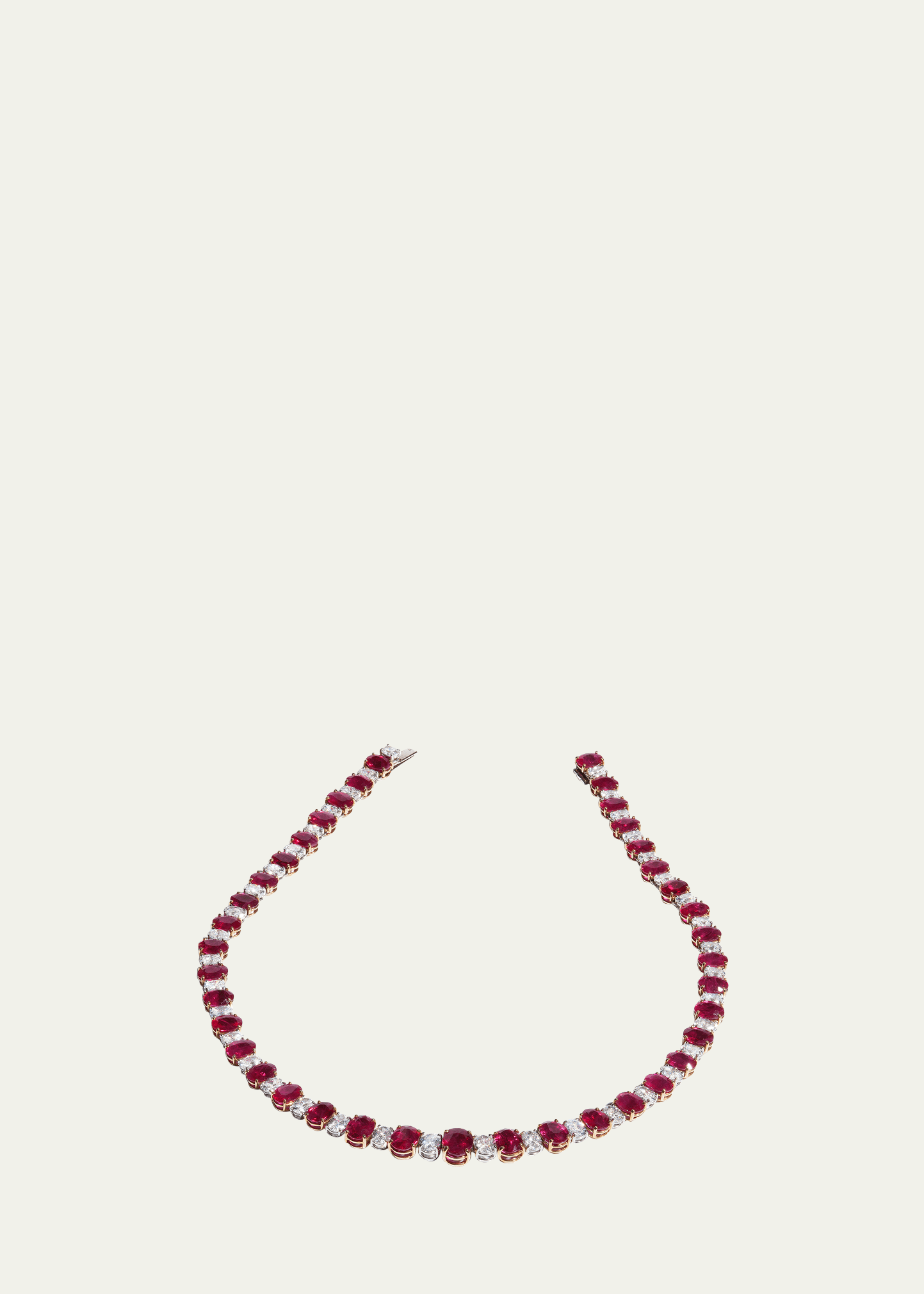 Bayco Ruby and Diamond Necklace