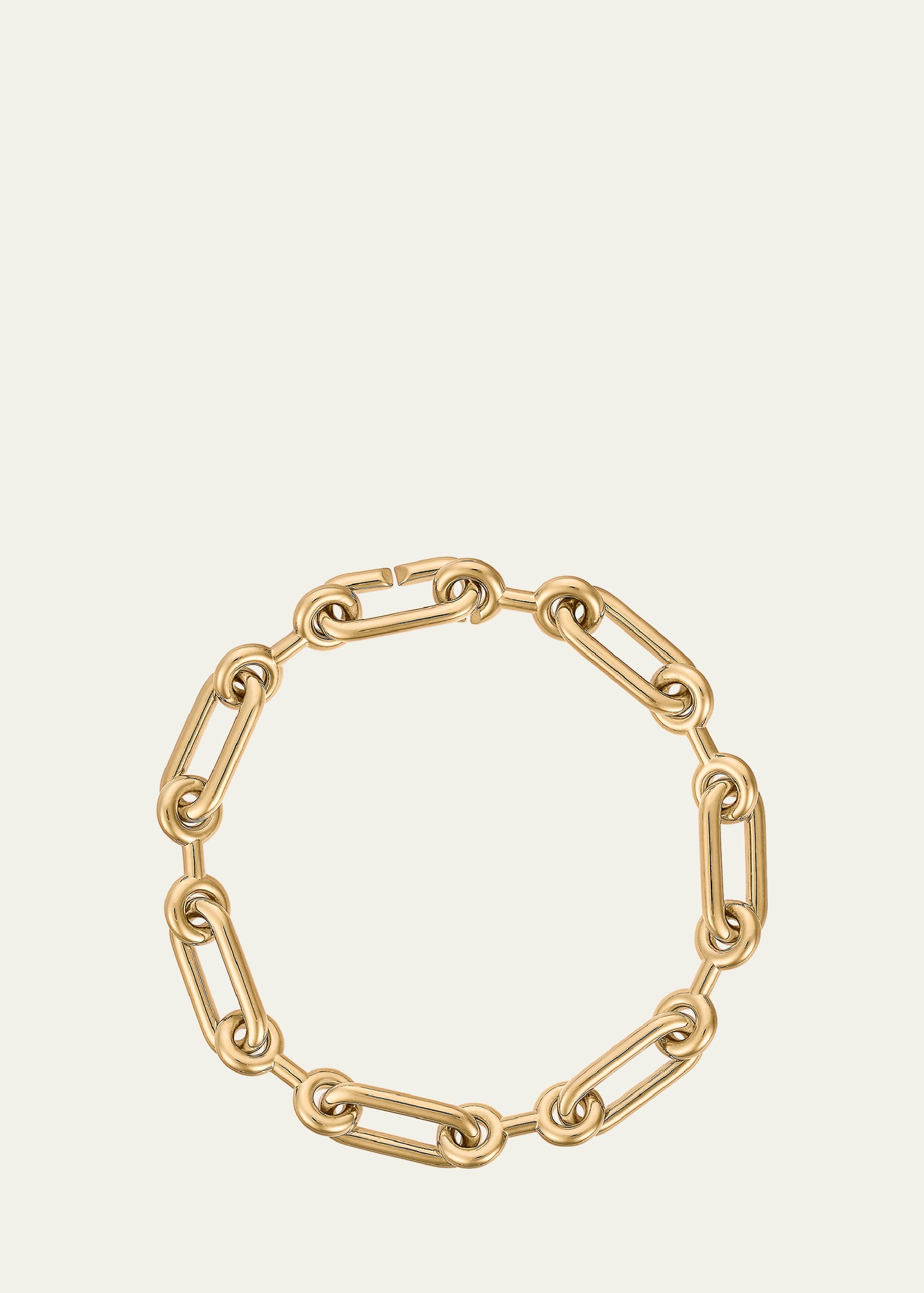 Petite Binary Chain Bracelet in Gold Vermeil