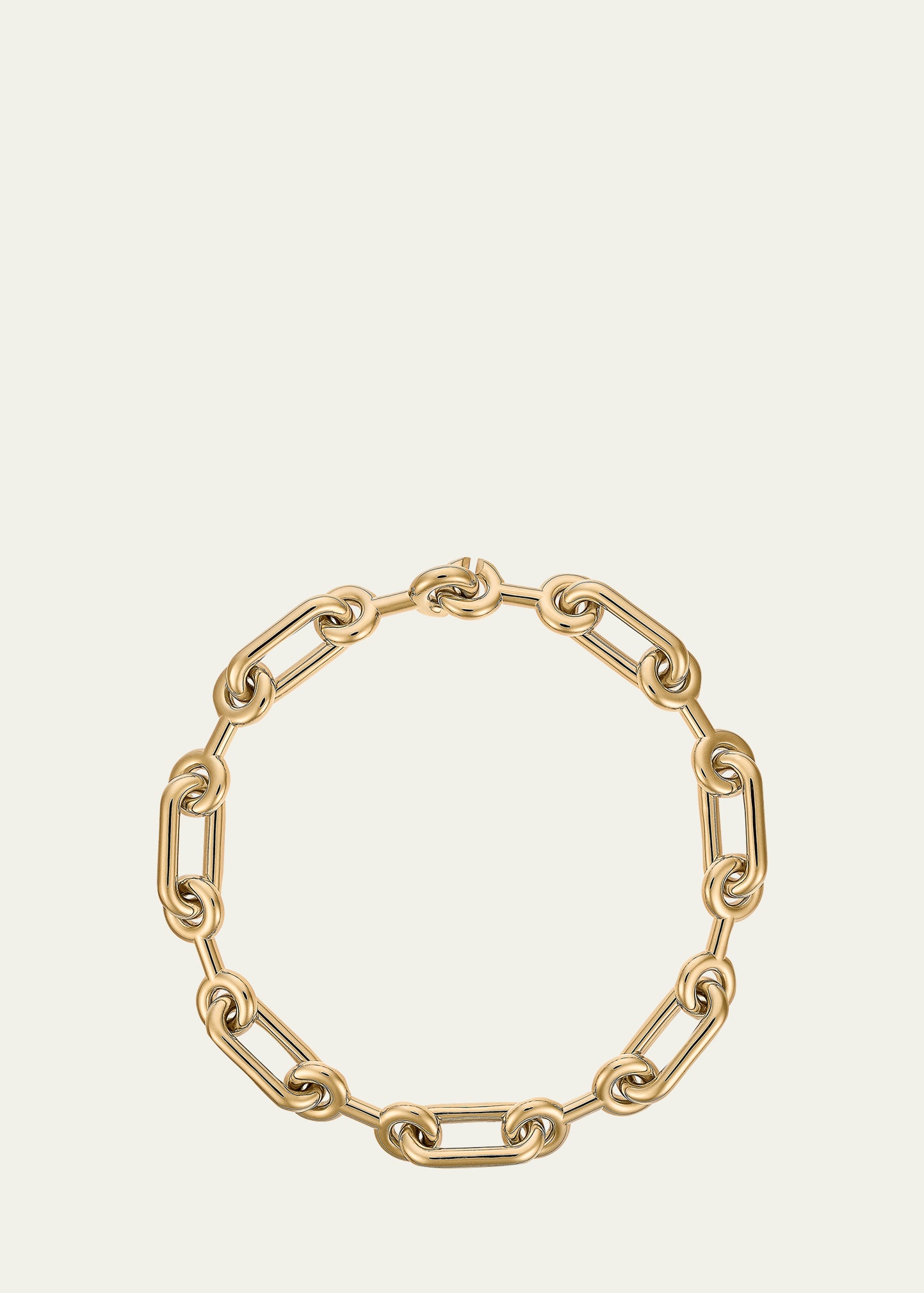Maxi Binary Chain Necklace in Gold Vermeil