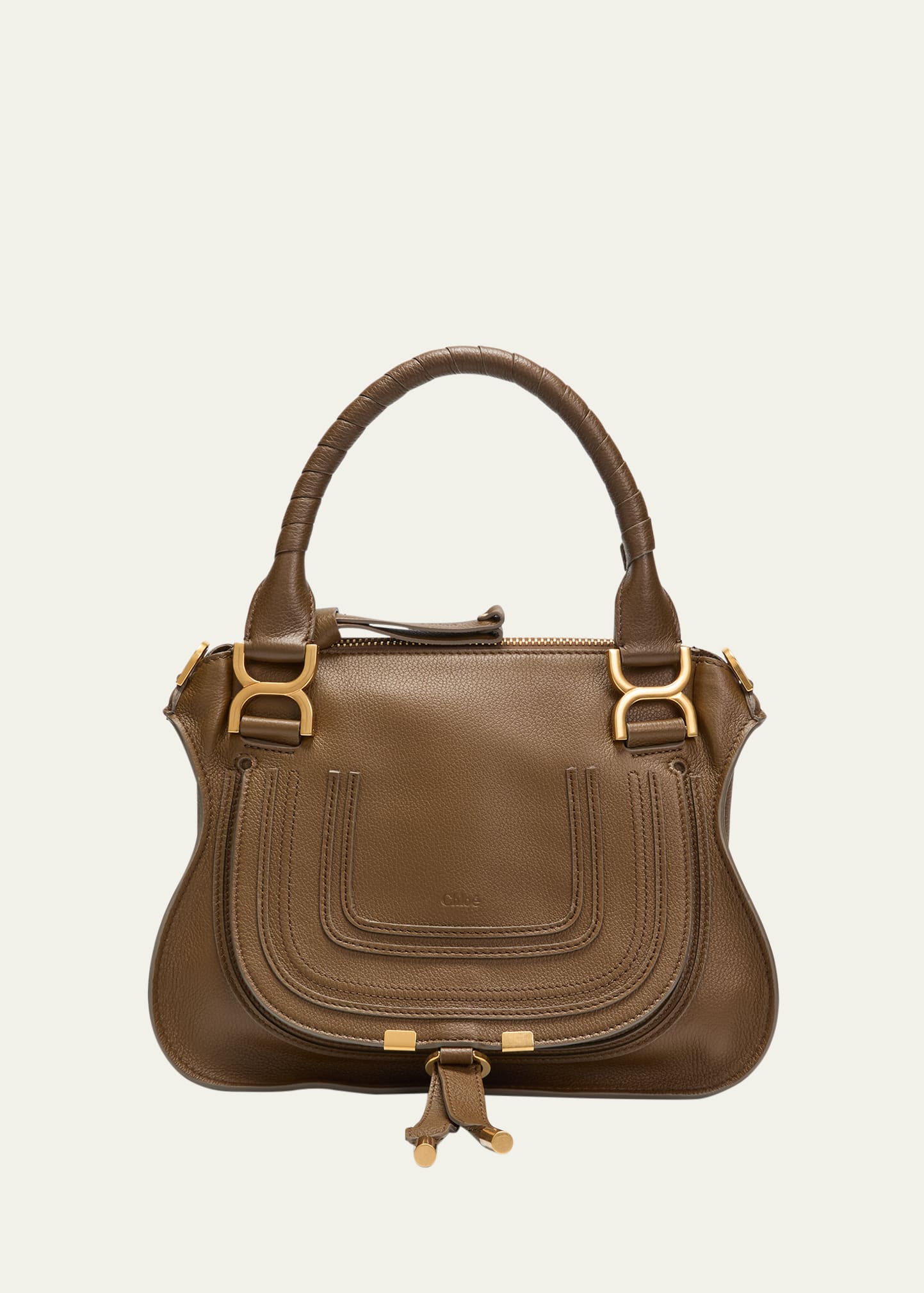 CHLOÉ MARCIE SMALL SATCHEL BAG IN GRAINED CALFSKIN 