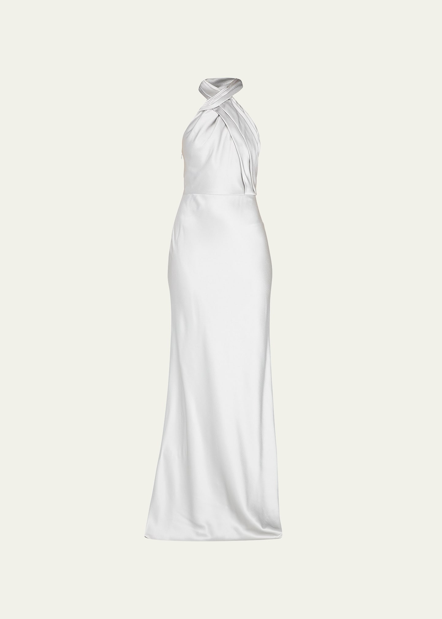 Jason Wu Collection Draped Twist Halter Gown