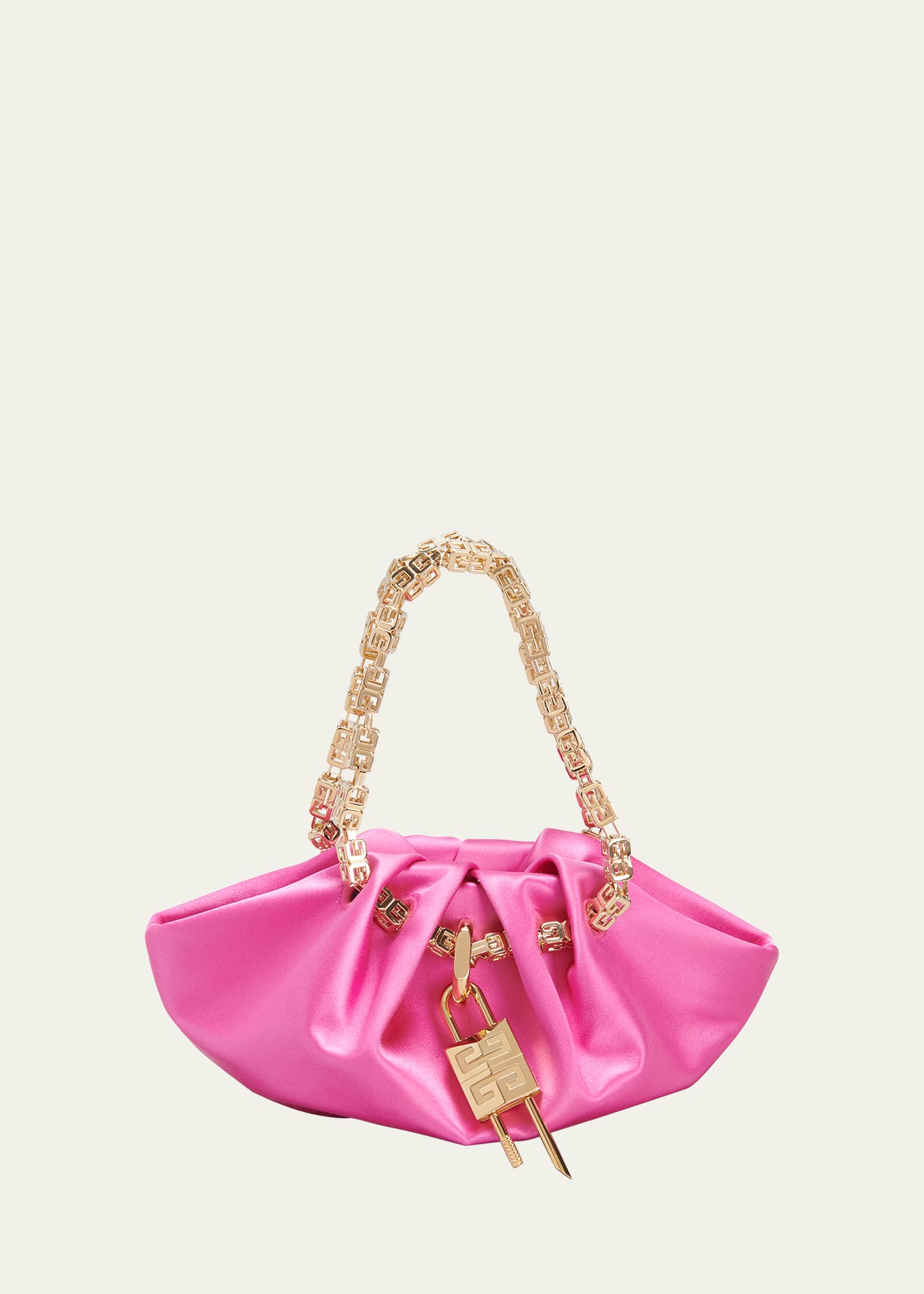 Givenchy Mini Kenny Top-Handle Bag with Monogram Chain