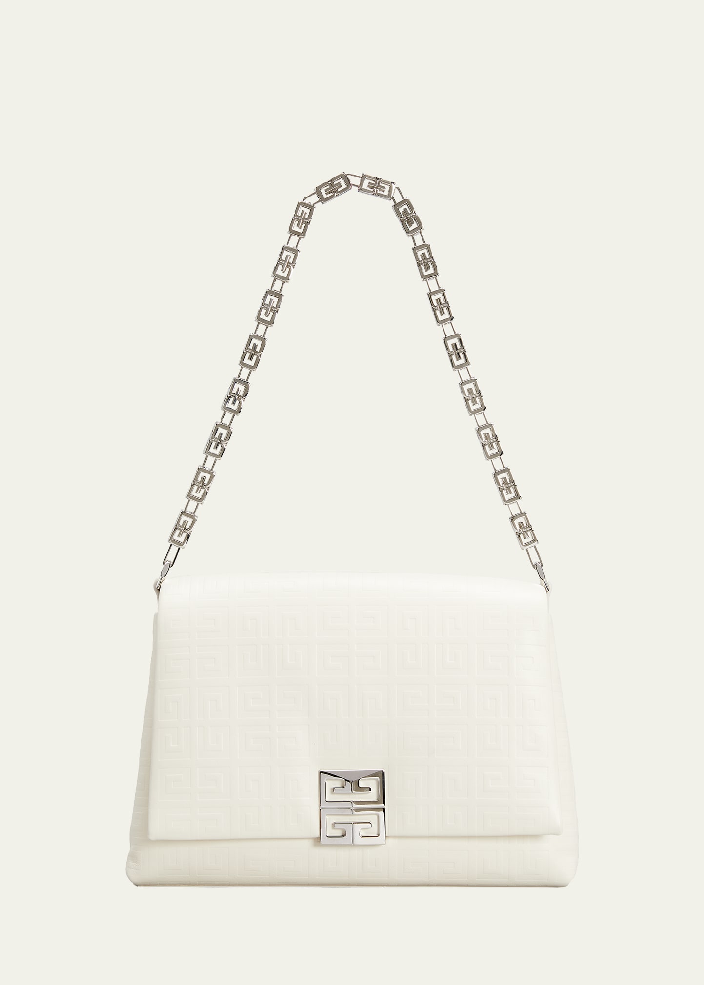 Givenchy Medium 4g Soft Bag In Ivory